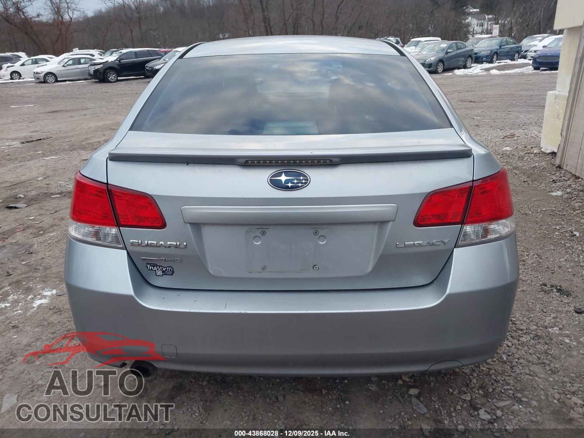 SUBARU LEGACY 2013 - 4S3BMCG68D3029338