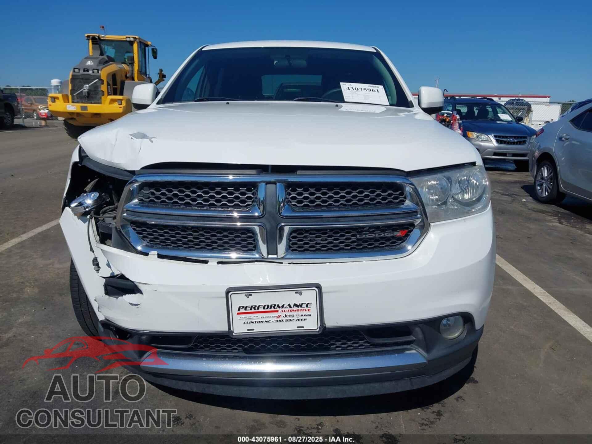DODGE DURANGO 2013 - 1C4RDHAG6DC584320