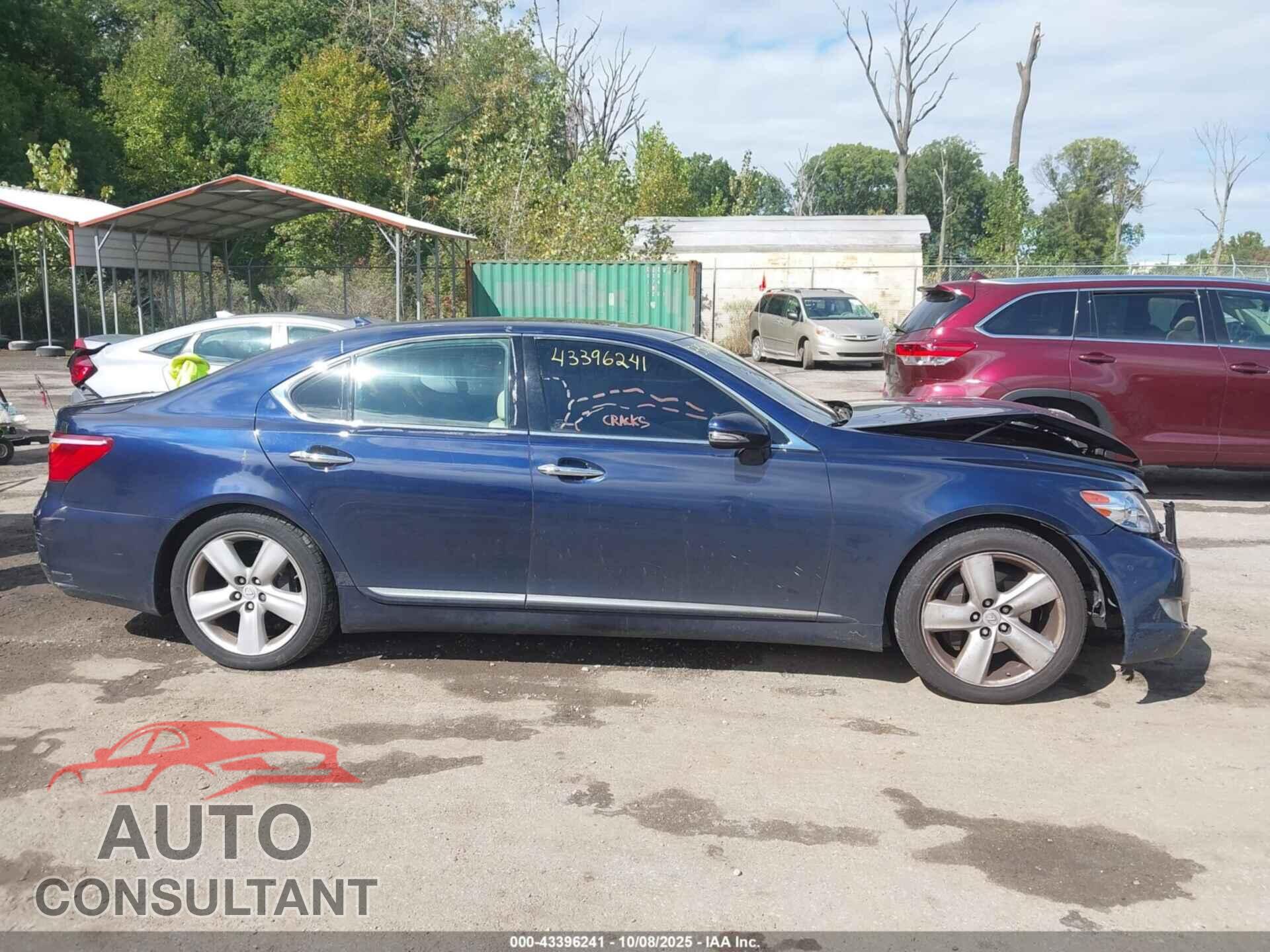 LEXUS LS 460 2010 - JTHBL5EF0A5092725