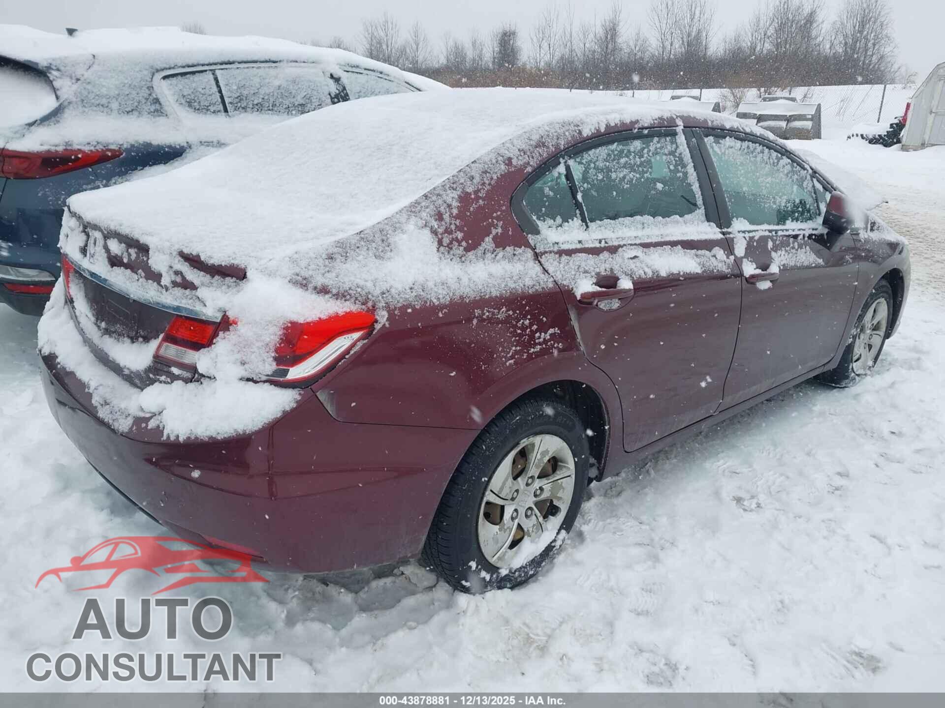 HONDA CIVIC 2013 - 19XFB2F55DE015013