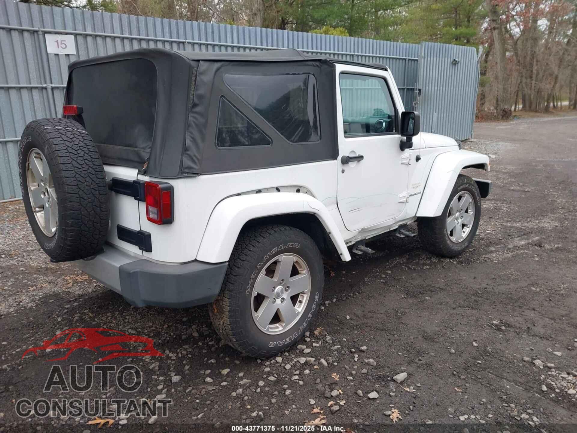 JEEP WRANGLER 2012 - 1C4AJWBG9CL253965