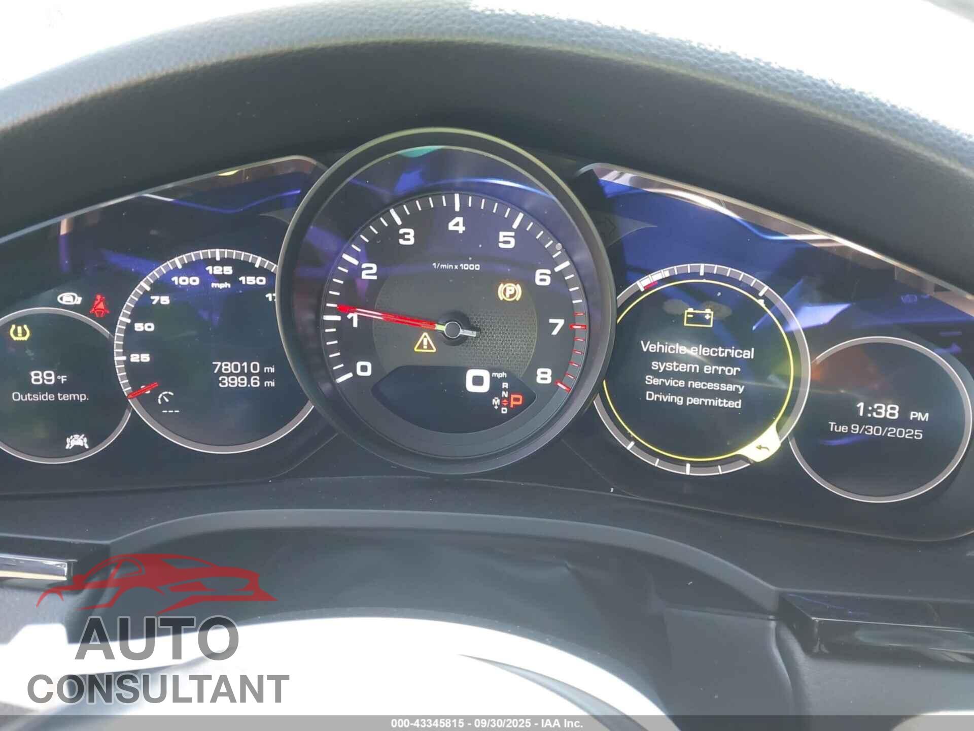 PORSCHE CAYENNE 2019 - WP1AA2AY2KDA06409