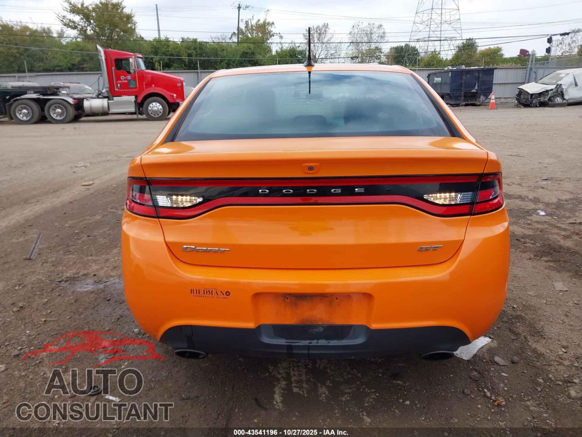 DODGE DART 2014 - 1C3CDFEB8ED832916