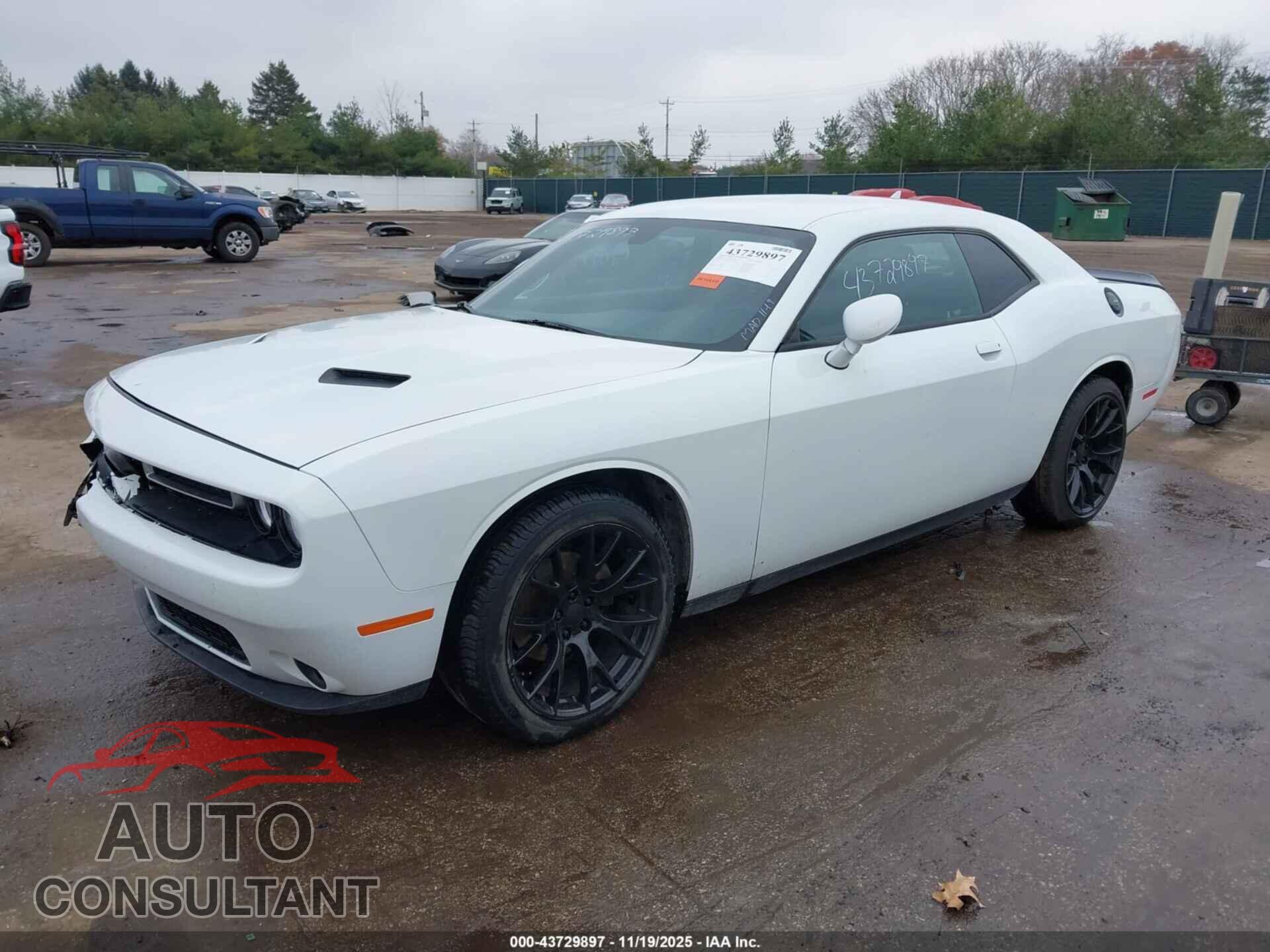 DODGE CHALLENGER 2016 - 2C3CDZAG8GH336328