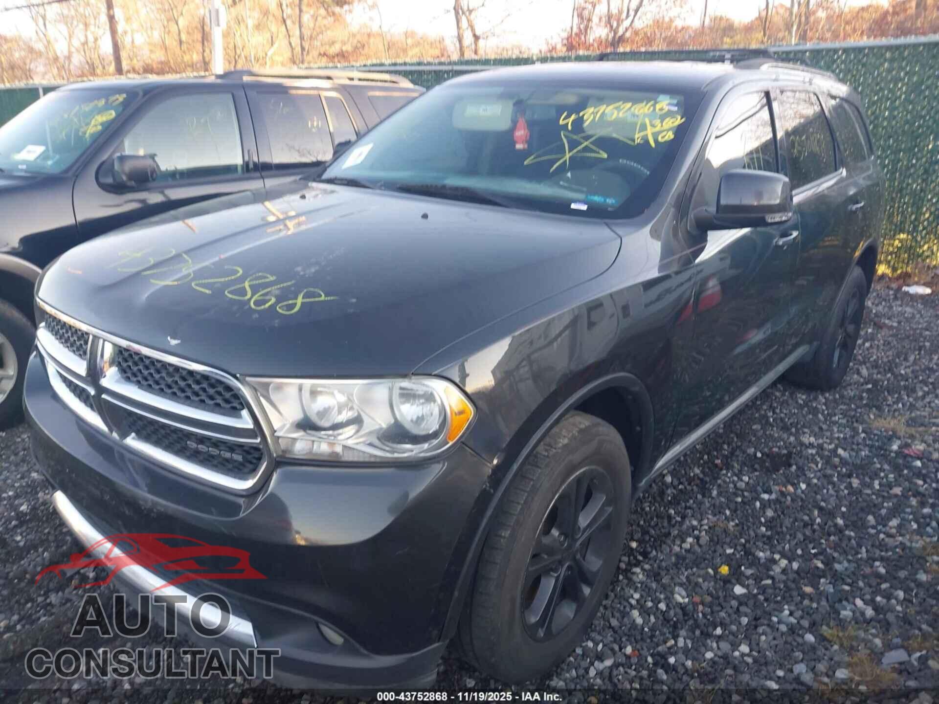 DODGE DURANGO 2011 - 1D4RD4GG0BC729836
