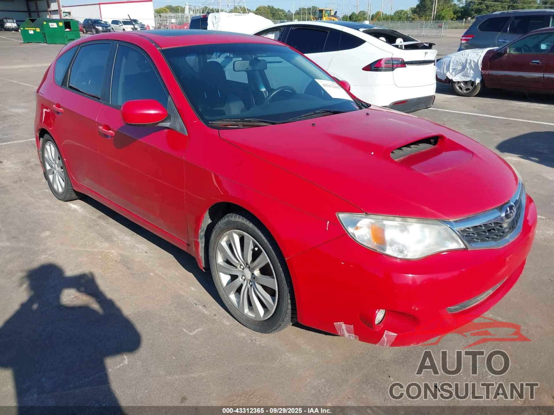 SUBARU IMPREZA 2009 - JF1GH74629H816453