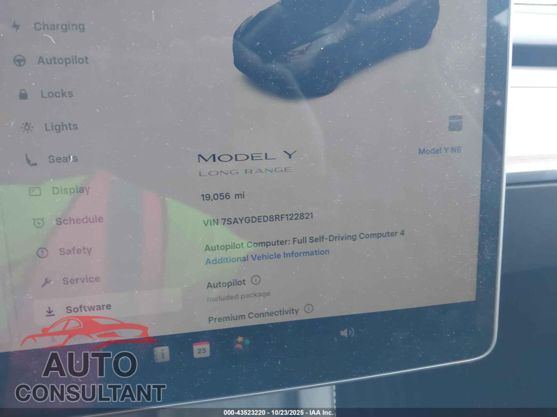 TESLA MODEL Y 2024 - 7SAYGDED8RF122821