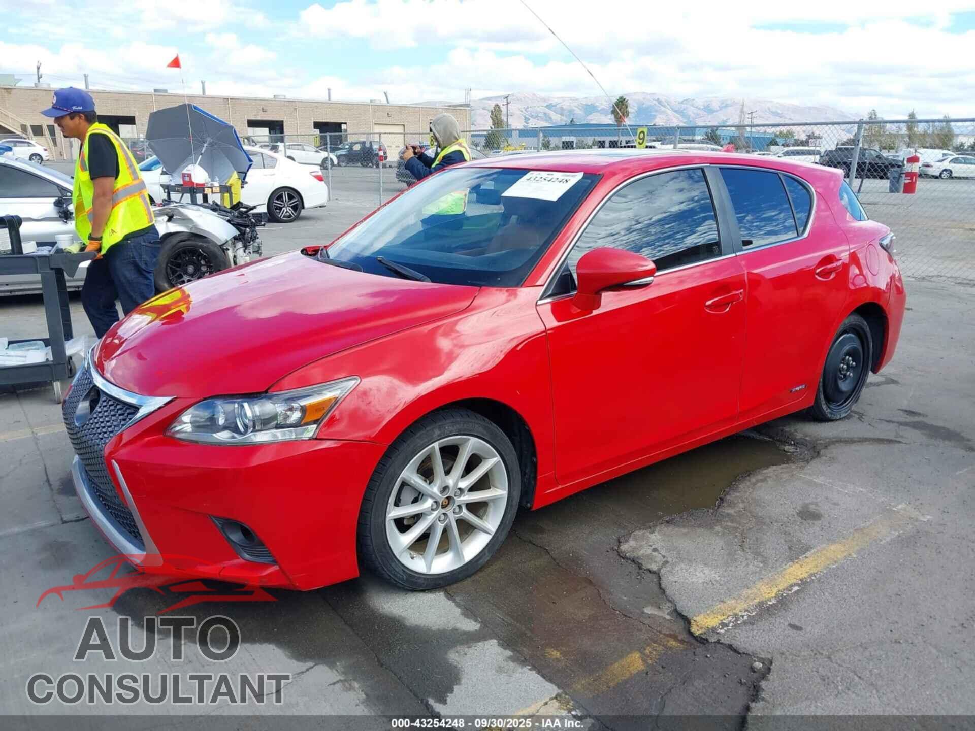 LEXUS CT 200H 2014 - JTHKD5BHXE2192356