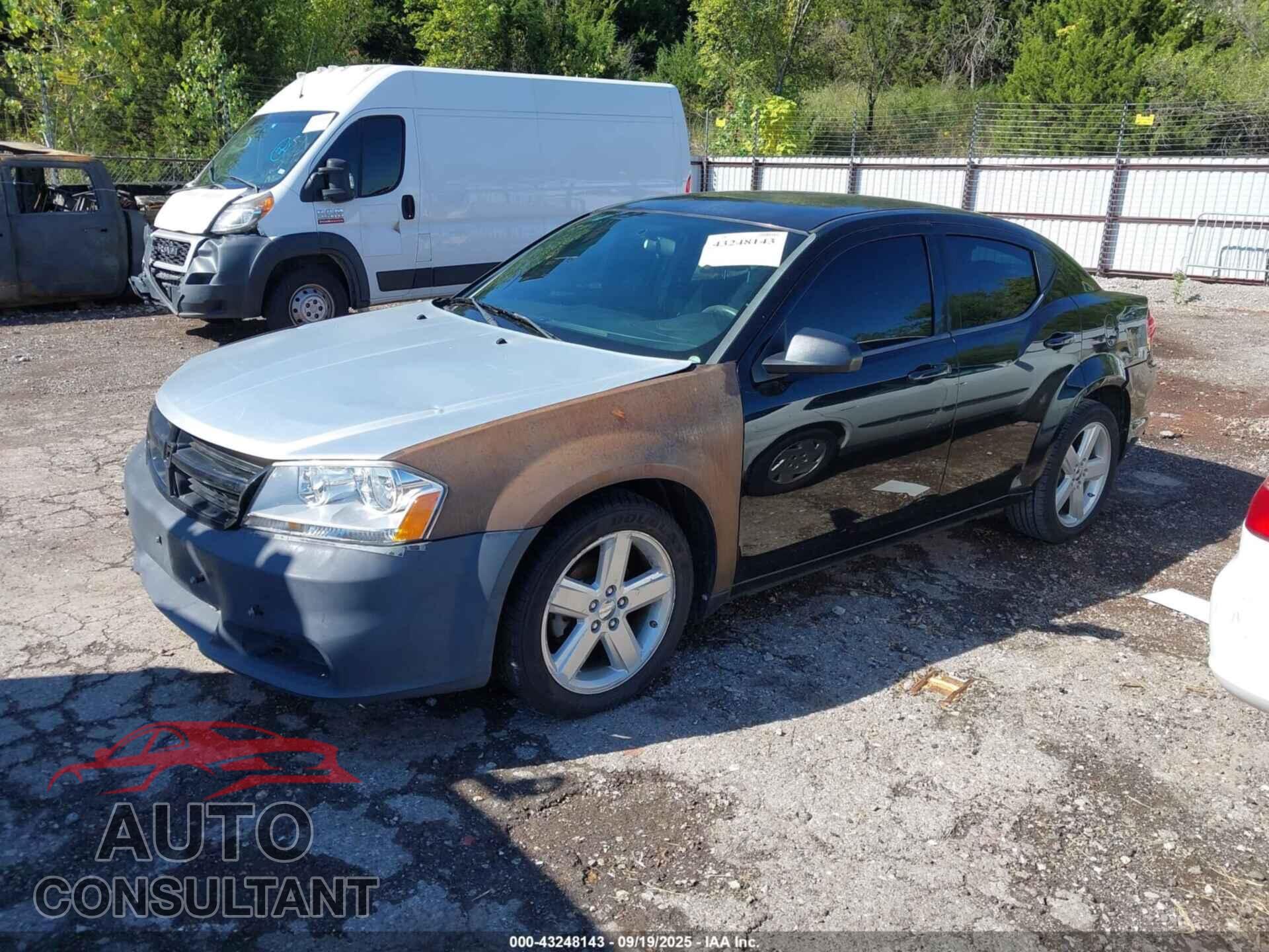 DODGE AVENGER 2013 - 1C3CDZAB2DN625065