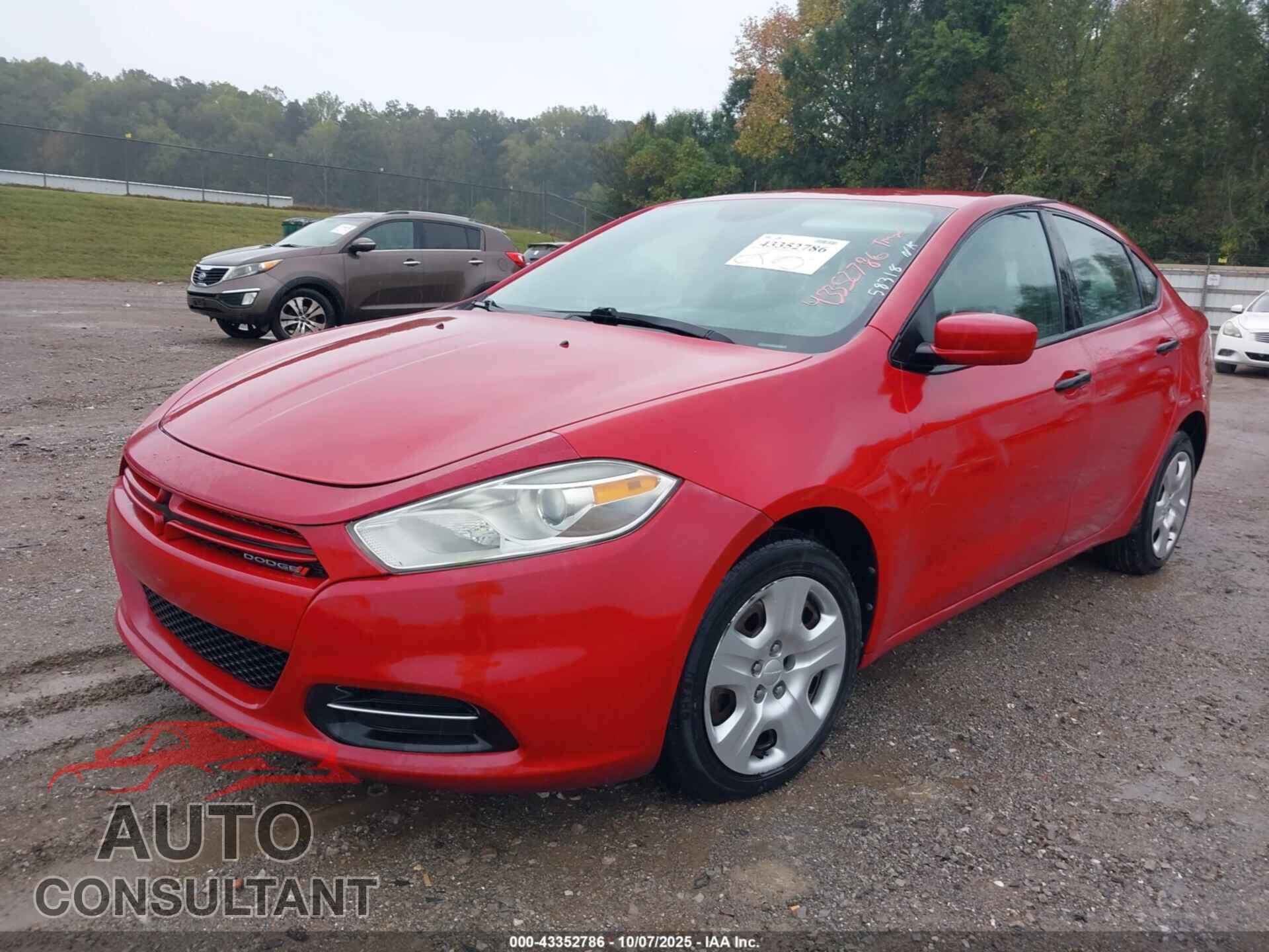 DODGE DART 2013 - 1C3CDFAA8DD118117