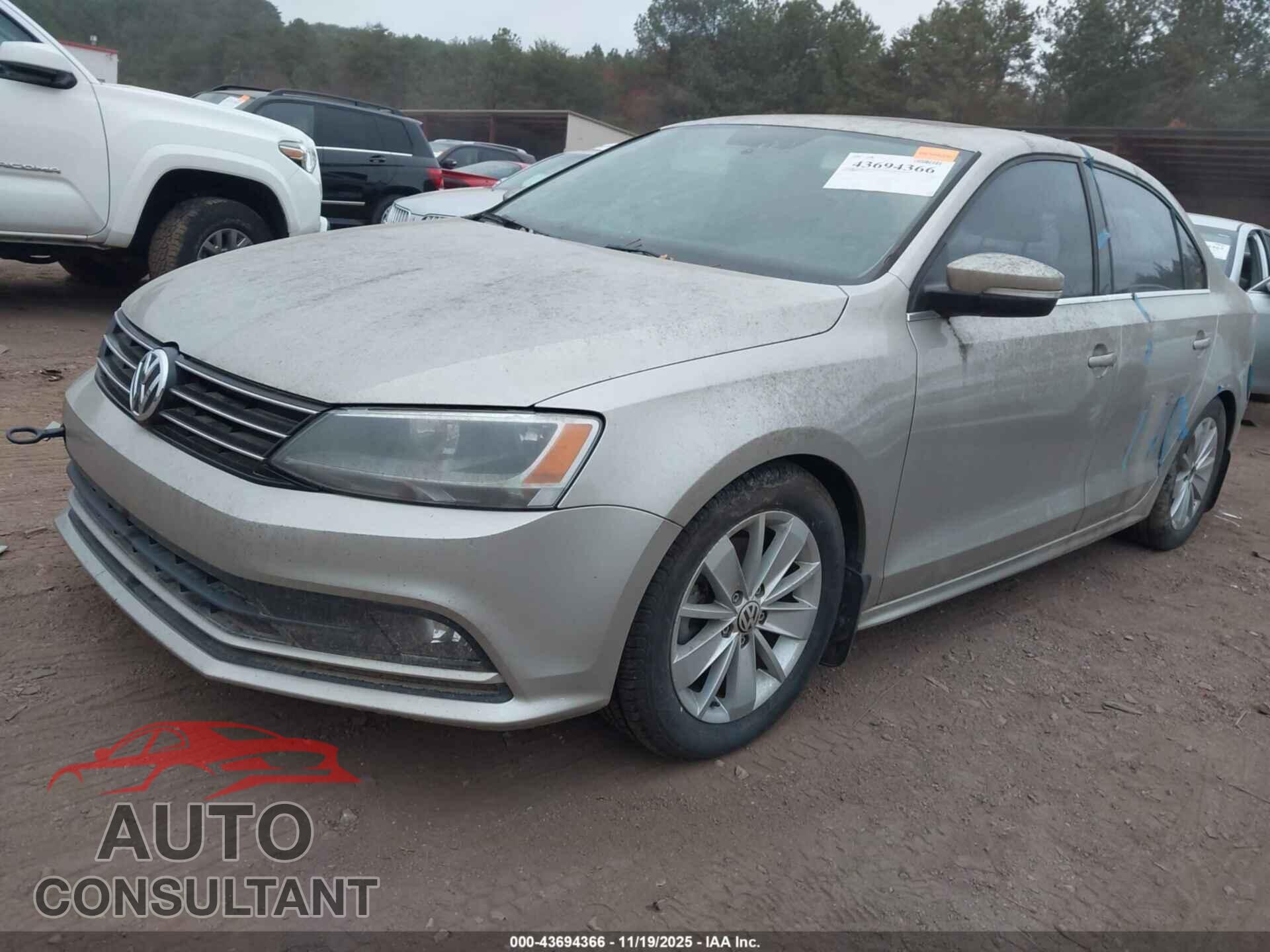 VOLKSWAGEN JETTA 2015 - 3VW3A7AJ4FM292670