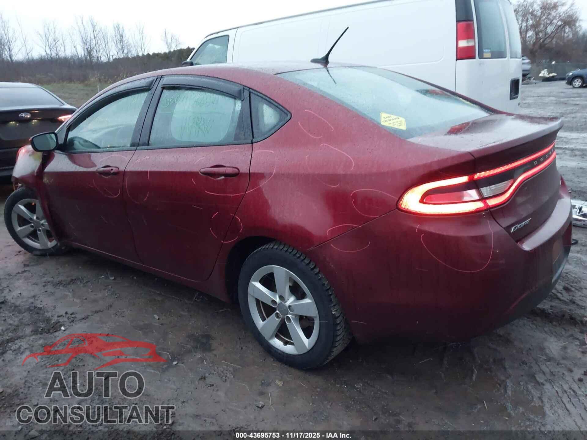 DODGE DART 2015 - 1C3CDFBB5FD344206