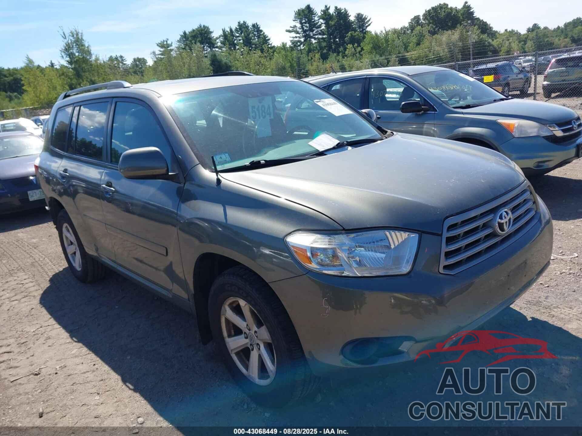 TOYOTA HIGHLANDER 2009 - JTEDS41A092074204