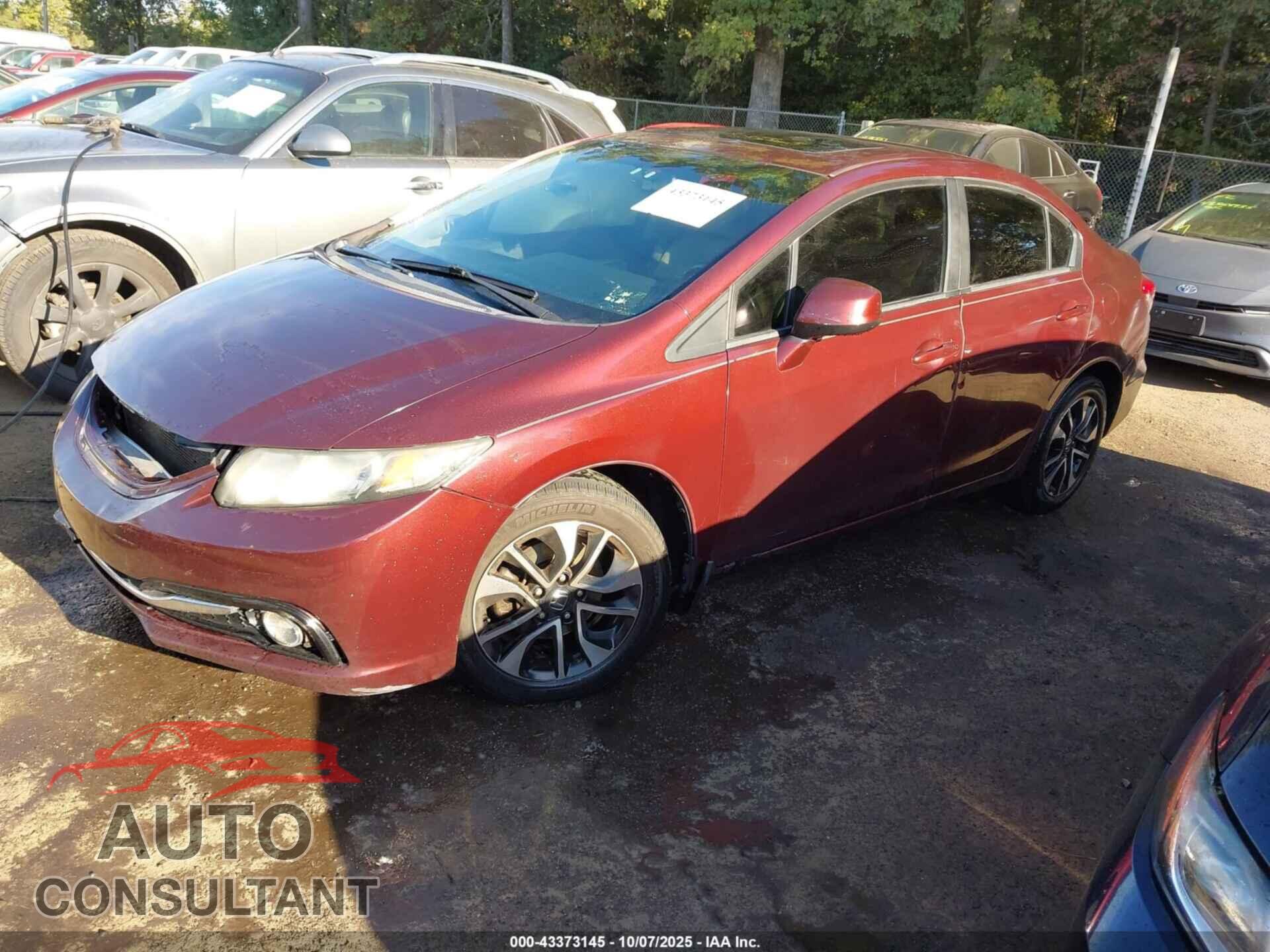 HONDA CIVIC 2013 - 19XFB2F96DE077331