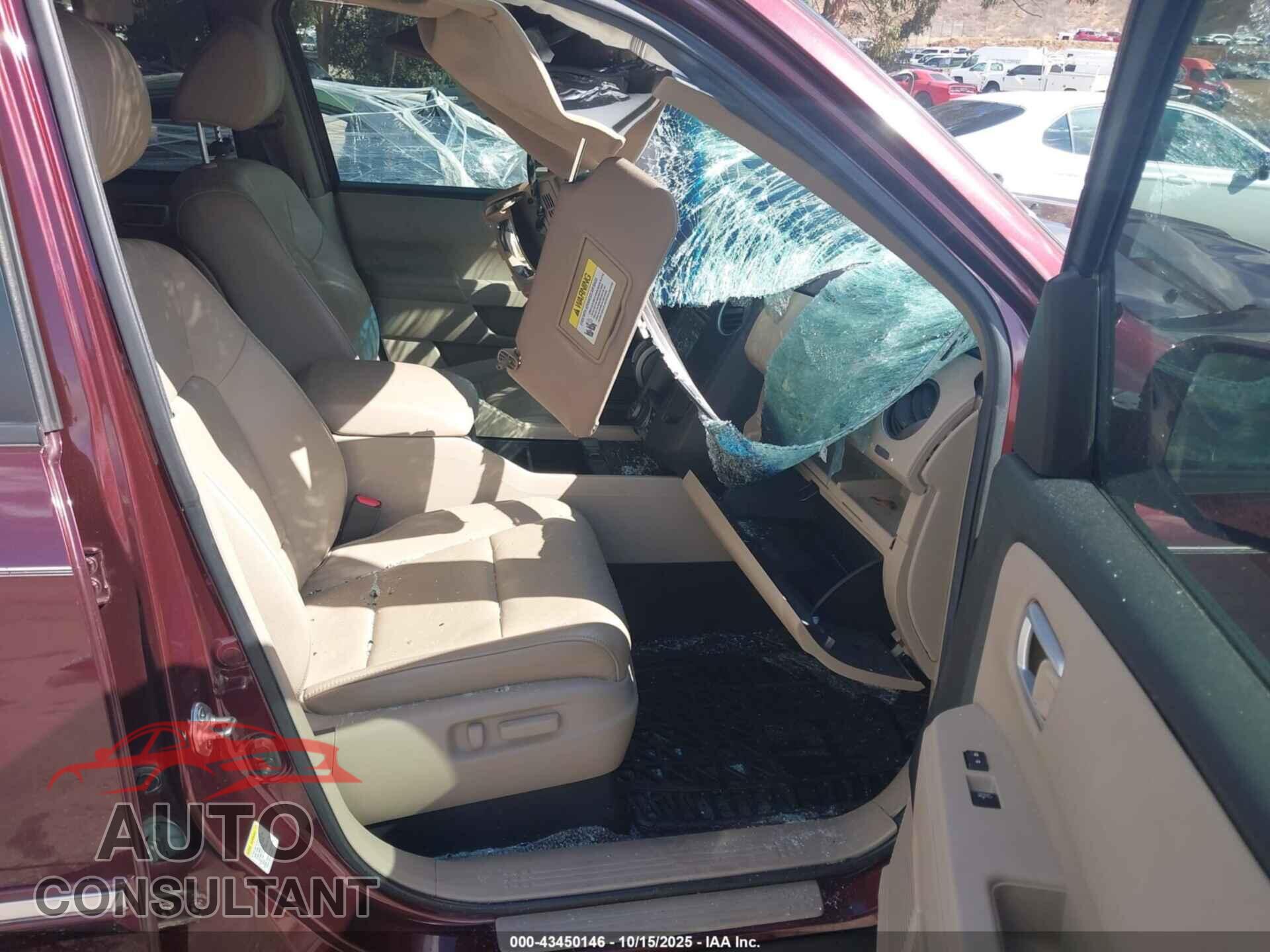 HONDA PILOT 2012 - 5FNYF4H93CB078919