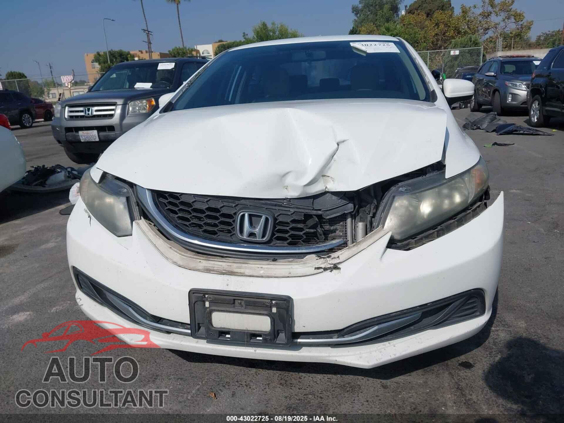 HONDA CIVIC 2014 - 19XFB2F55EE239299