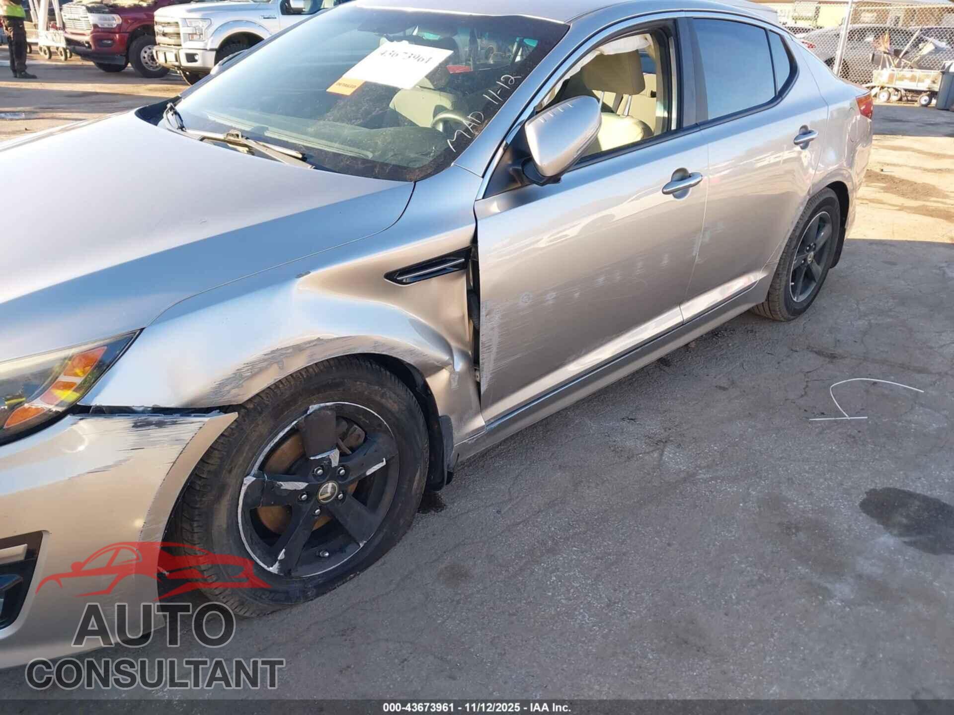 KIA OPTIMA 2014 - KNAGM4A75E5488973