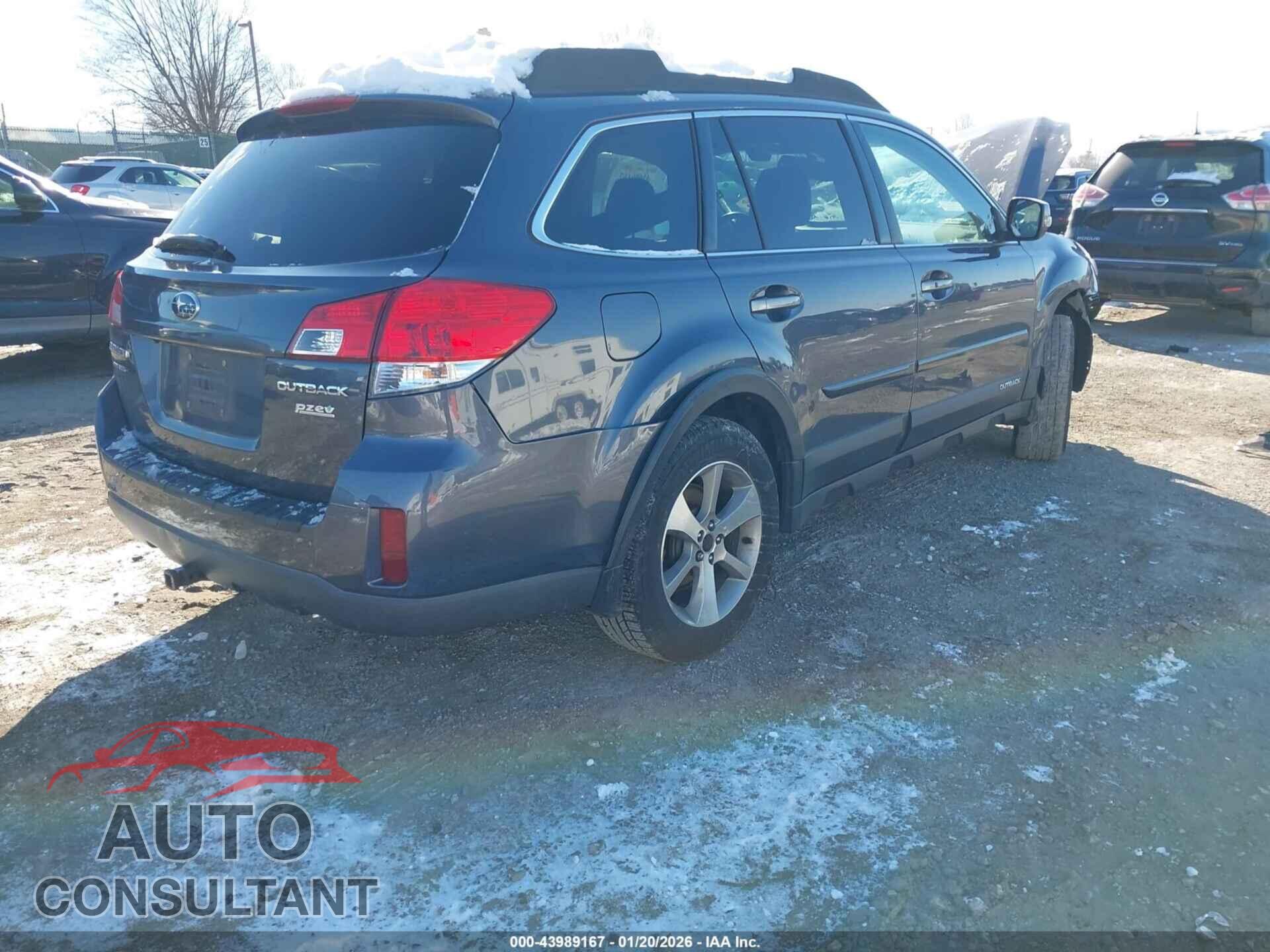 SUBARU OUTBACK 2014 - 4S4BRBPC4E3306453