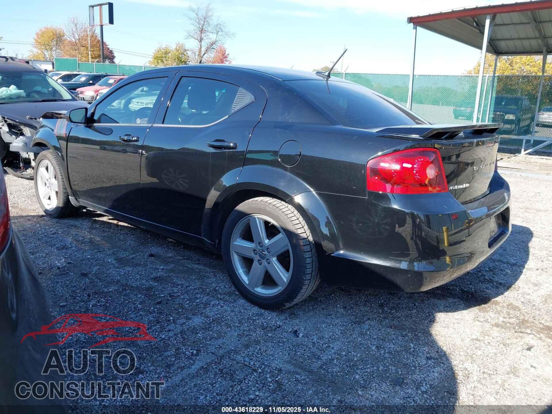 DODGE AVENGER 2013 - 1C3CDZAB0DN536871