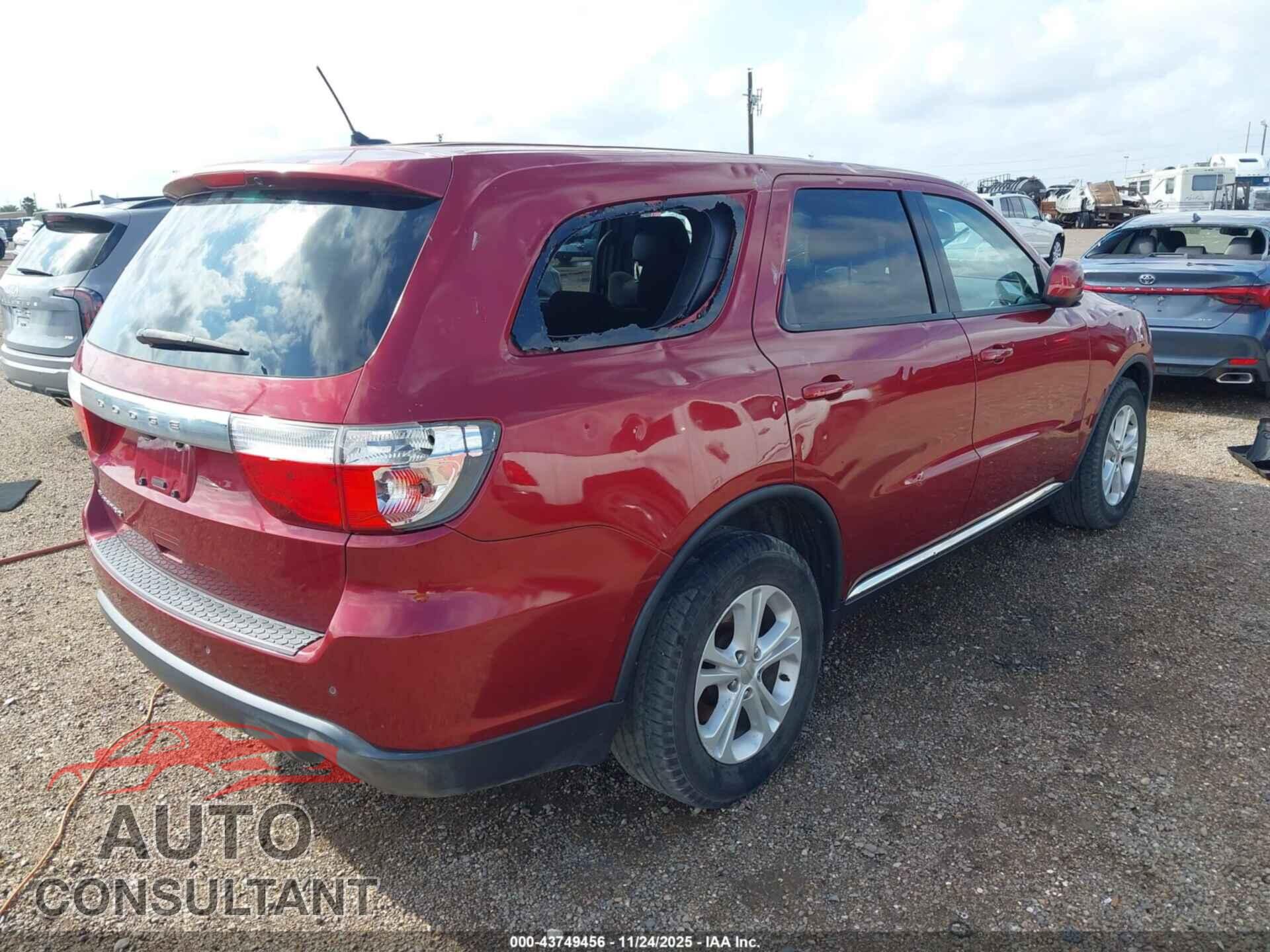 DODGE DURANGO 2013 - 1C4RDHAG5DC678317