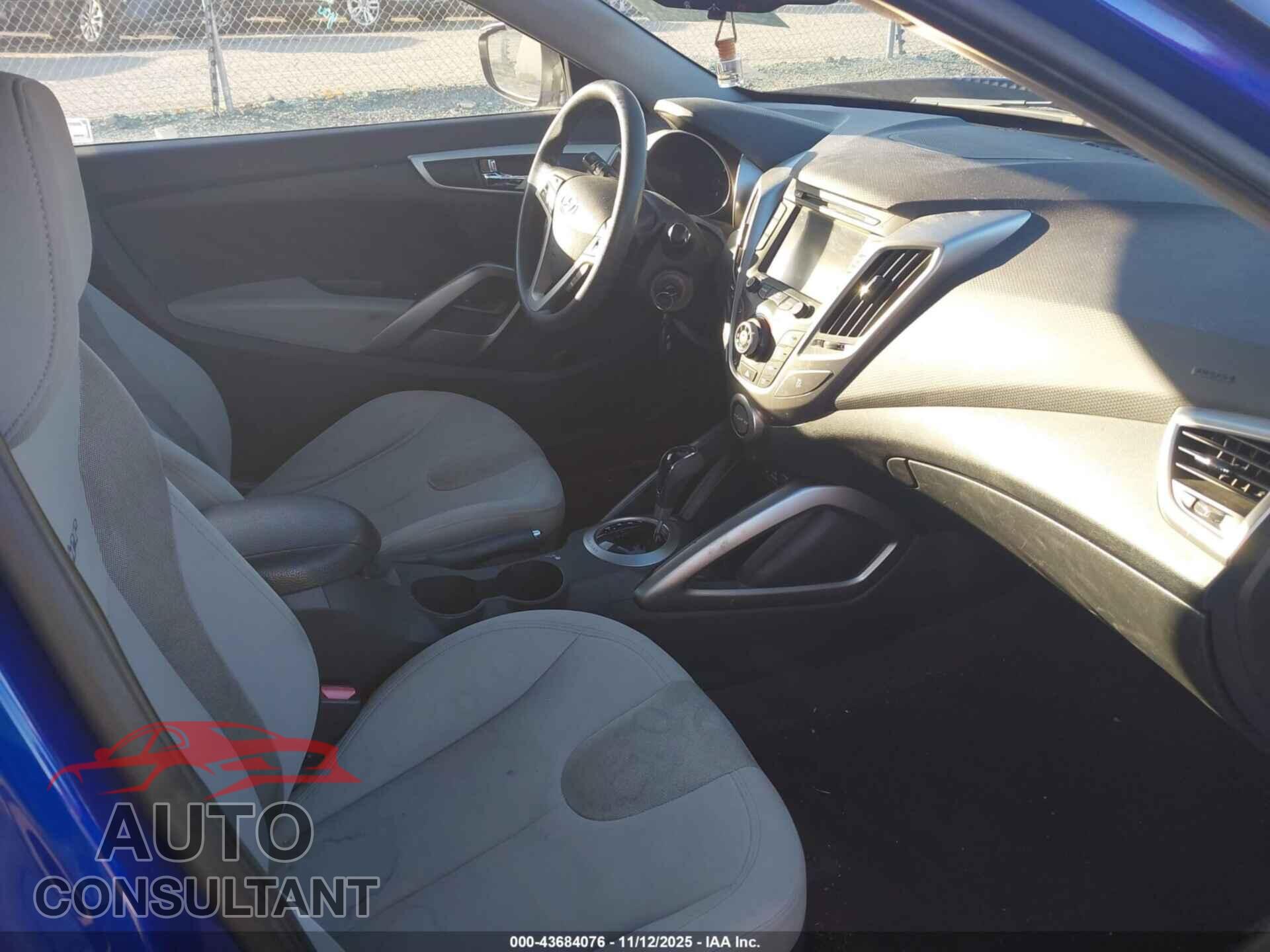 HYUNDAI VELOSTER 2012 - KMHTC6AD1CU071709