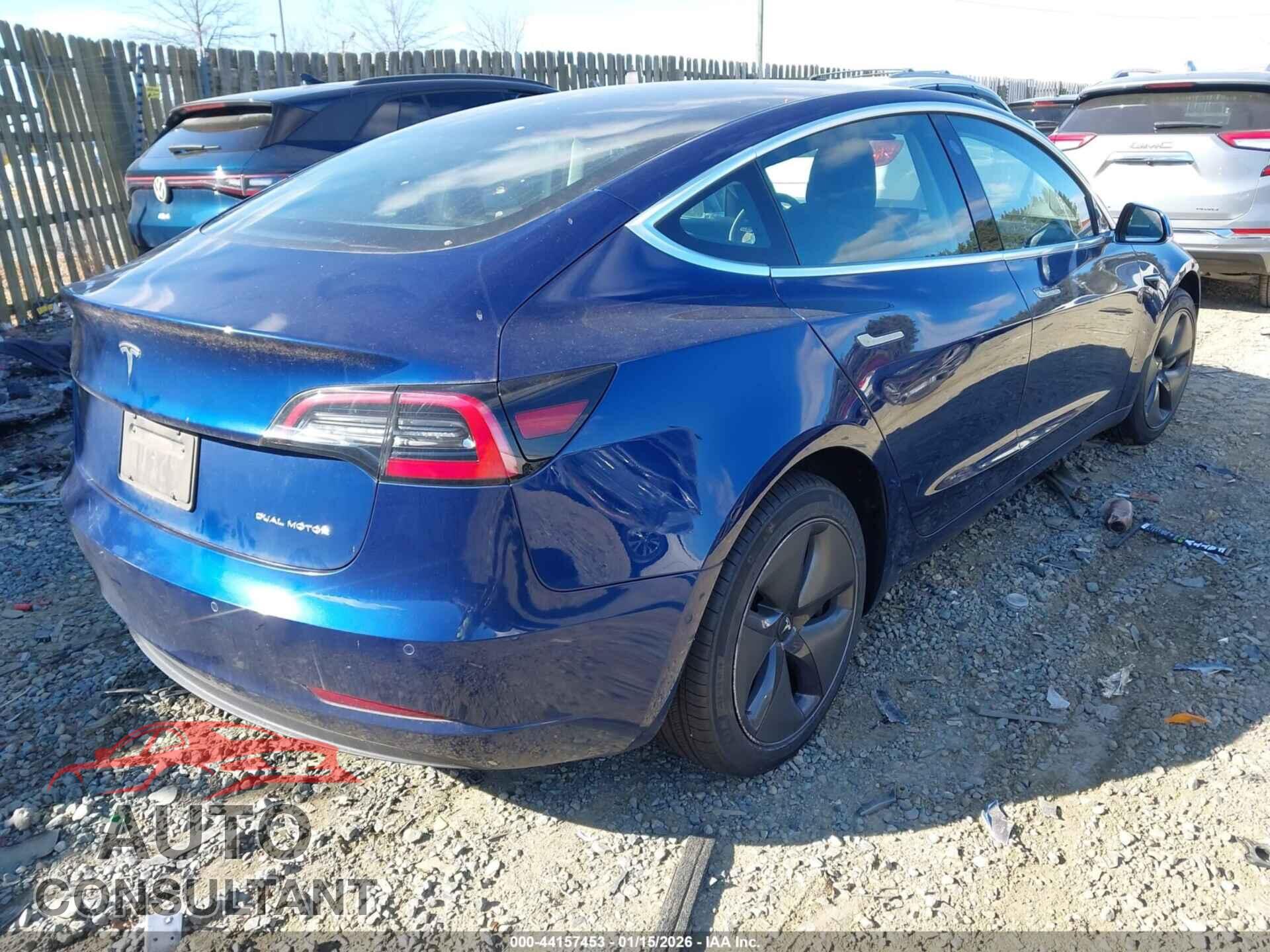TESLA MODEL 3 2019 - 5YJ3E1EB2KF497572