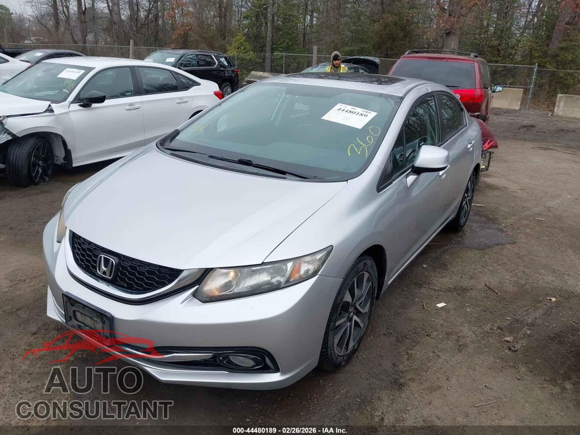 HONDA CIVIC 2013 - 19XFB2F99DE230753