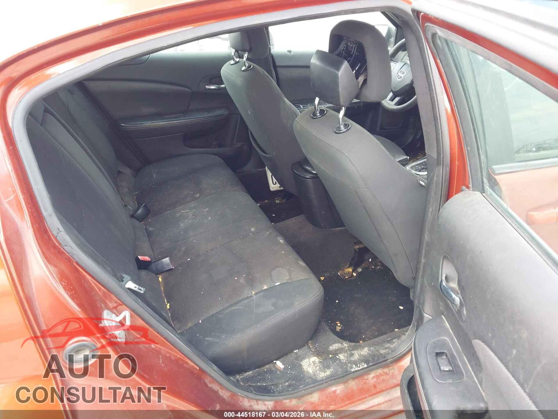 DODGE AVENGER 2012 - 1C3CDZAB2CN216823