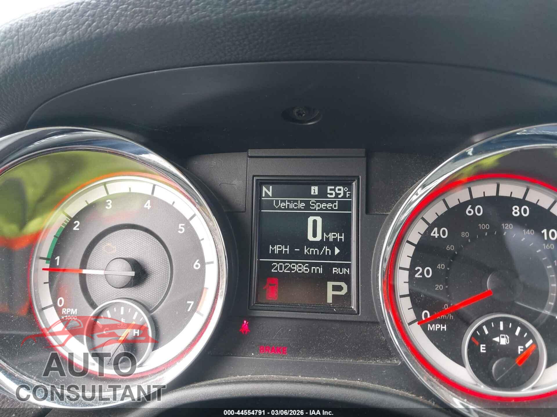 DODGE DURANGO 2013 - 1C4RDJAG8DC658165