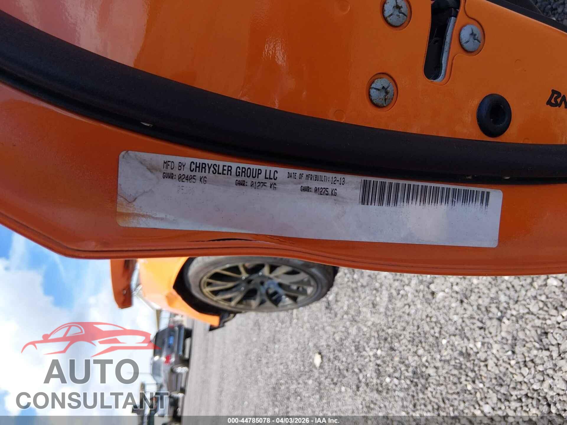 DODGE CHALLENGER 2014 - 2C3CDYBT6EH164657