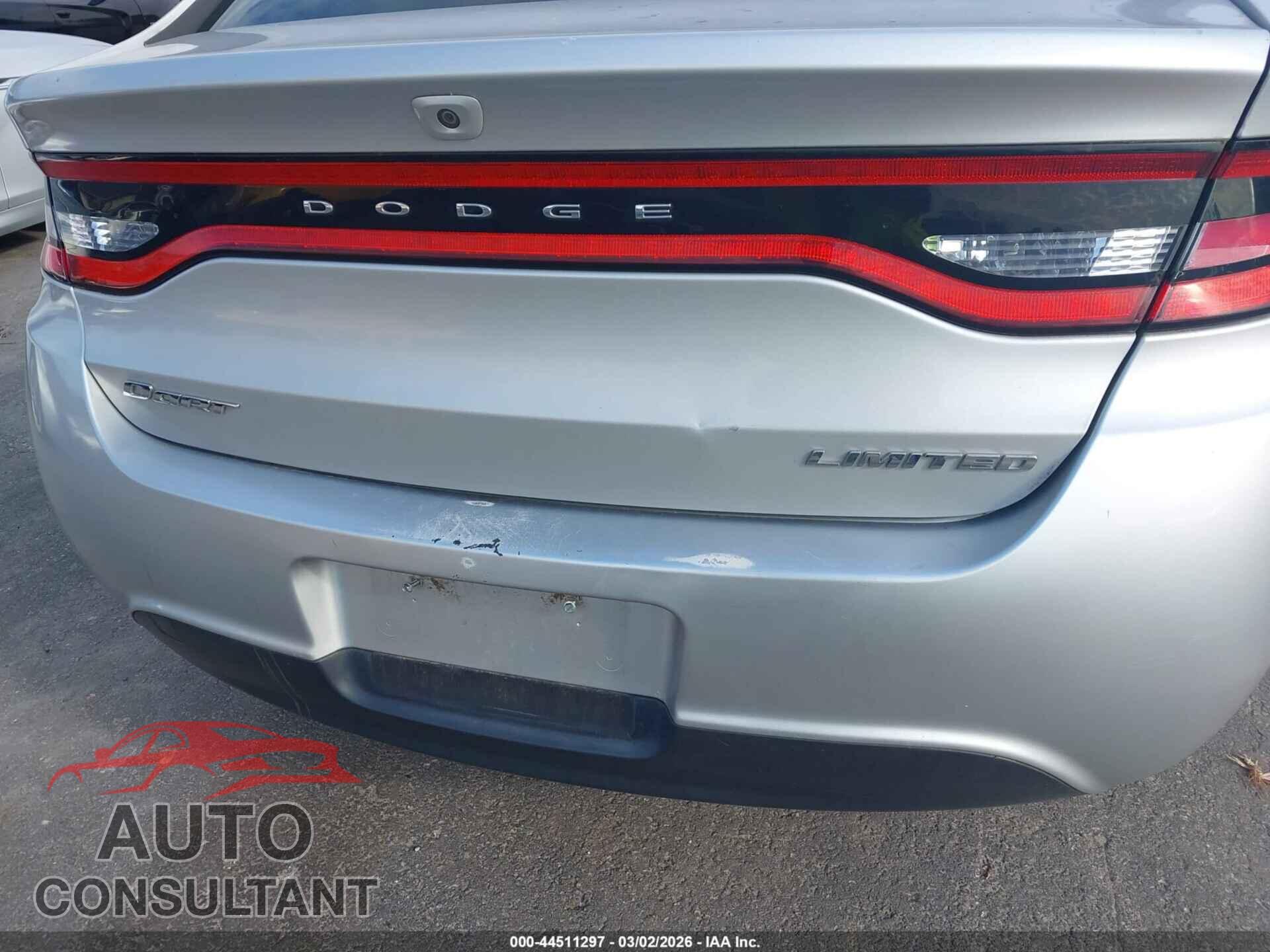 DODGE DART 2013 - 1C3CDFCA4DD185021
