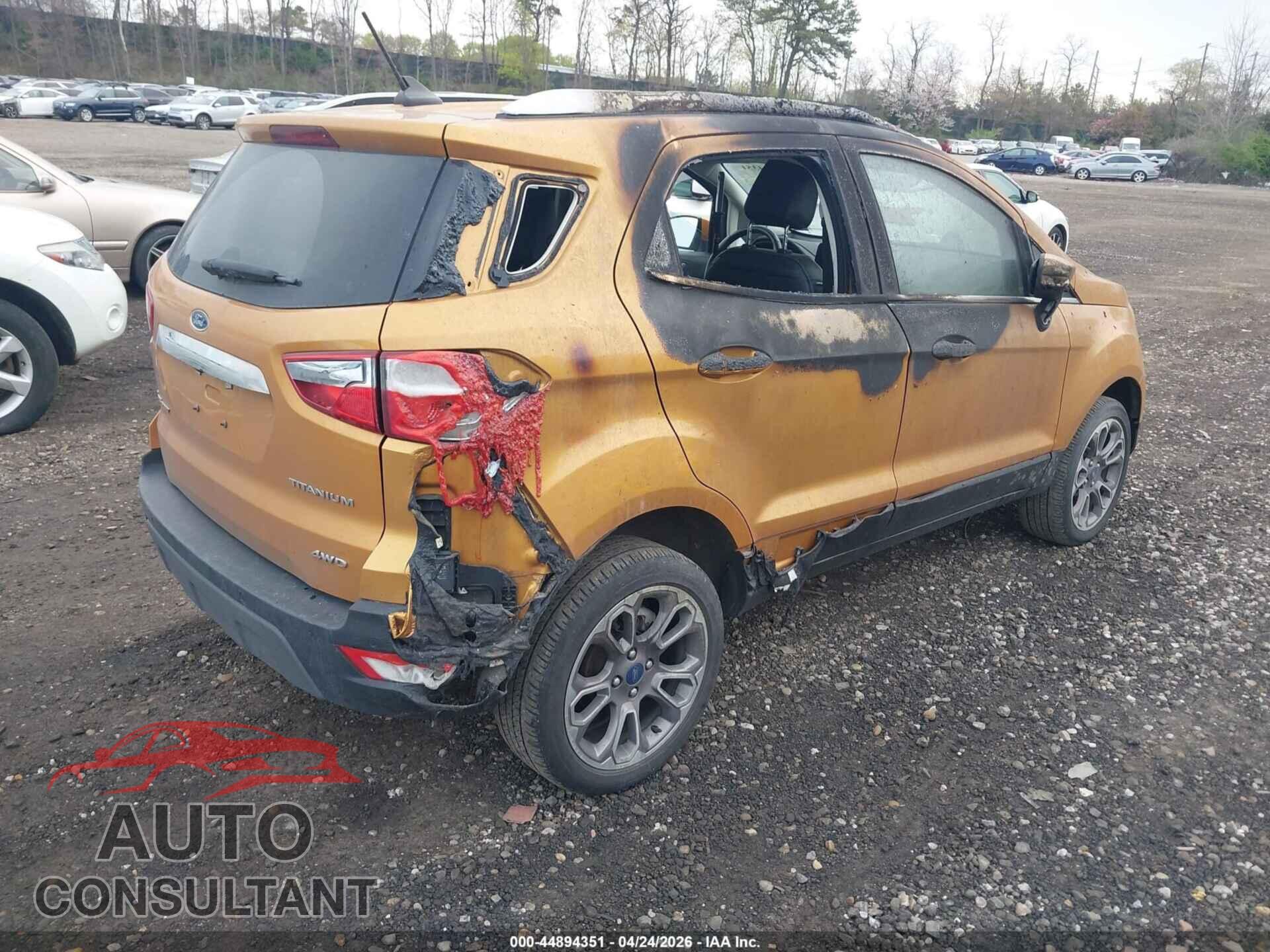 FORD ECOSPORT 2022 - MAJ6S3KL9NC461741