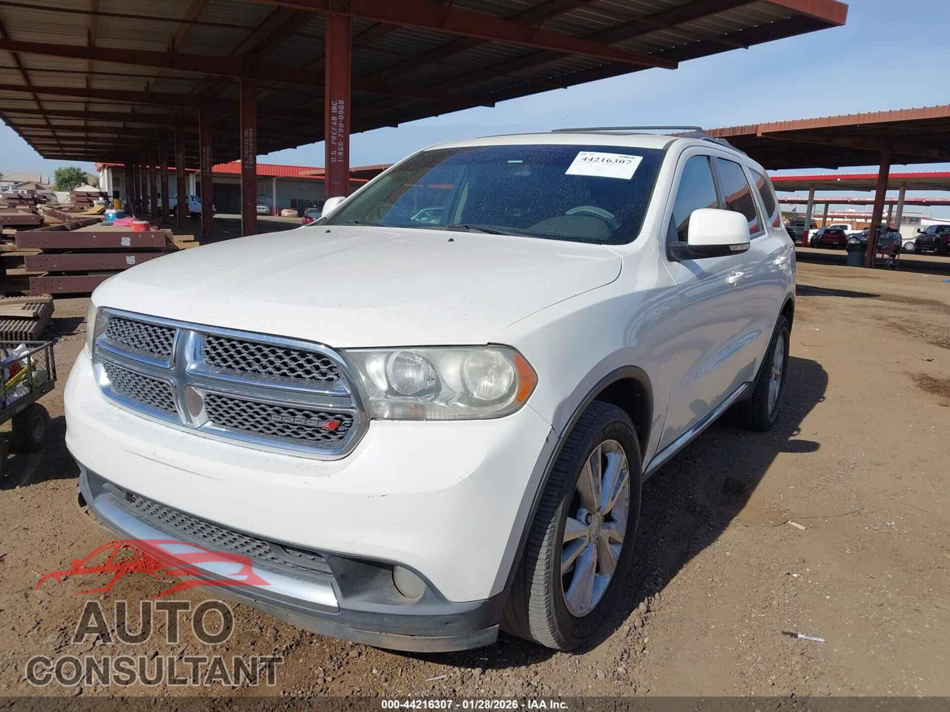 DODGE DURANGO 2012 - 1C4RDHDG1CC317113