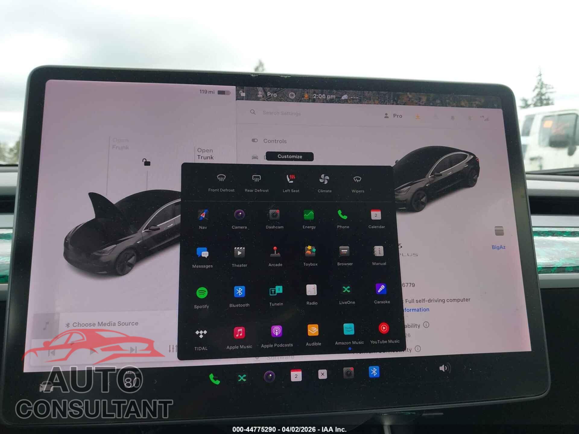TESLA MODEL 3 2019 - 5YJ3E1EA6KF296779