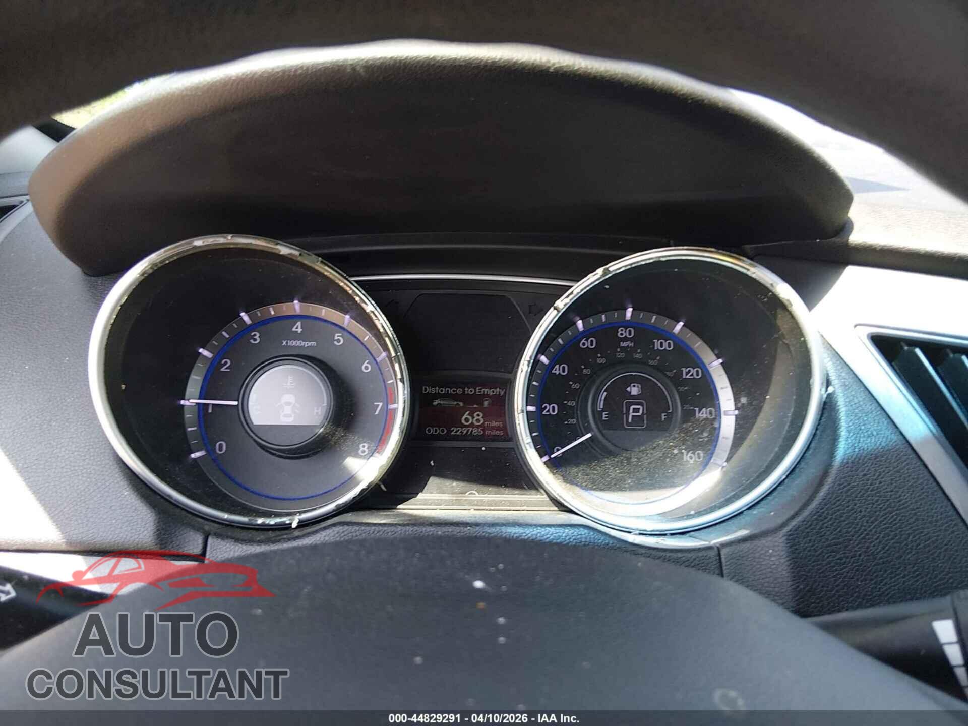 HYUNDAI SONATA 2012 - 5NPEB4AC2CH482882