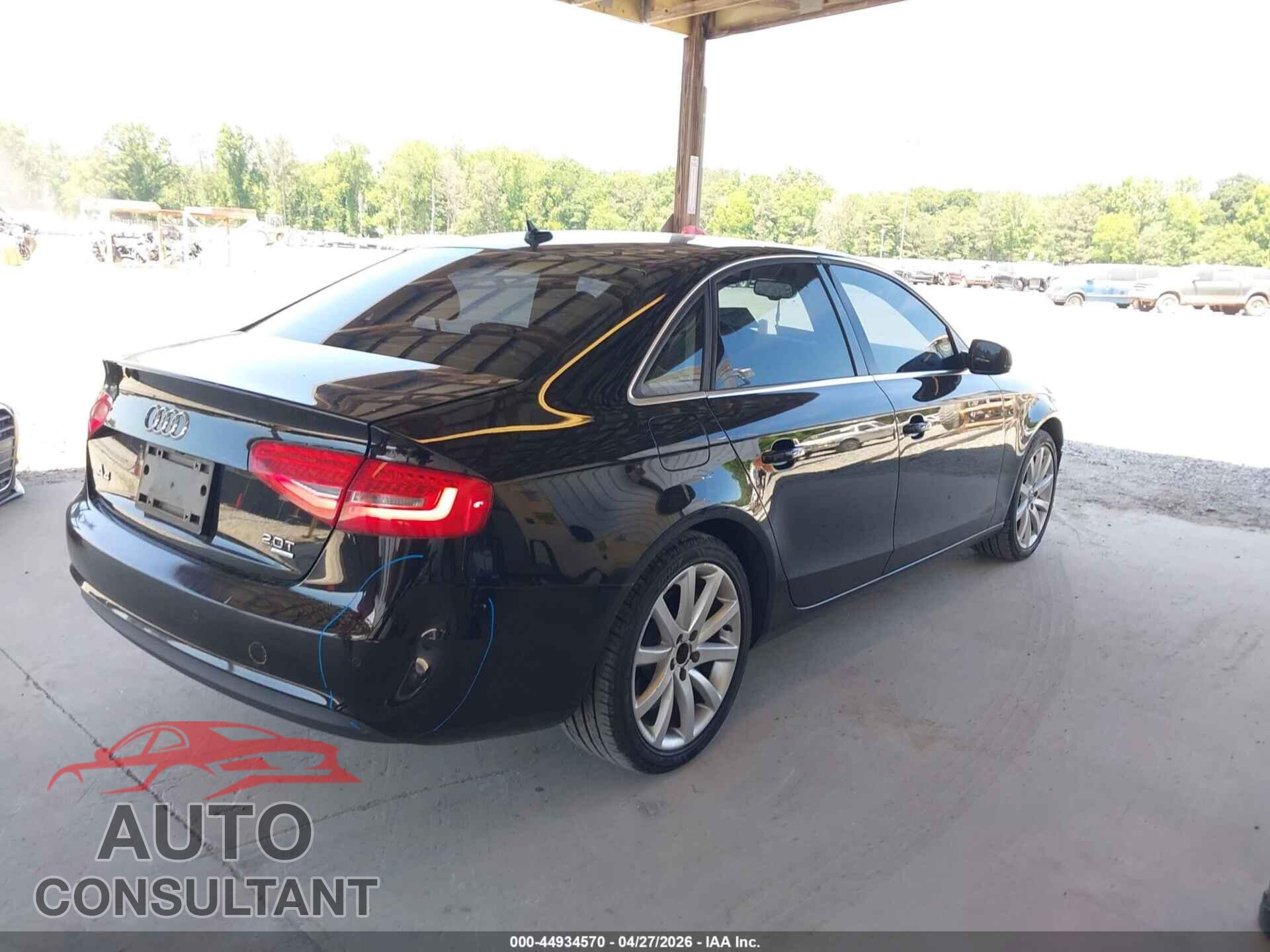 AUDI A4 2013 - WAUFFAFL3DN048808