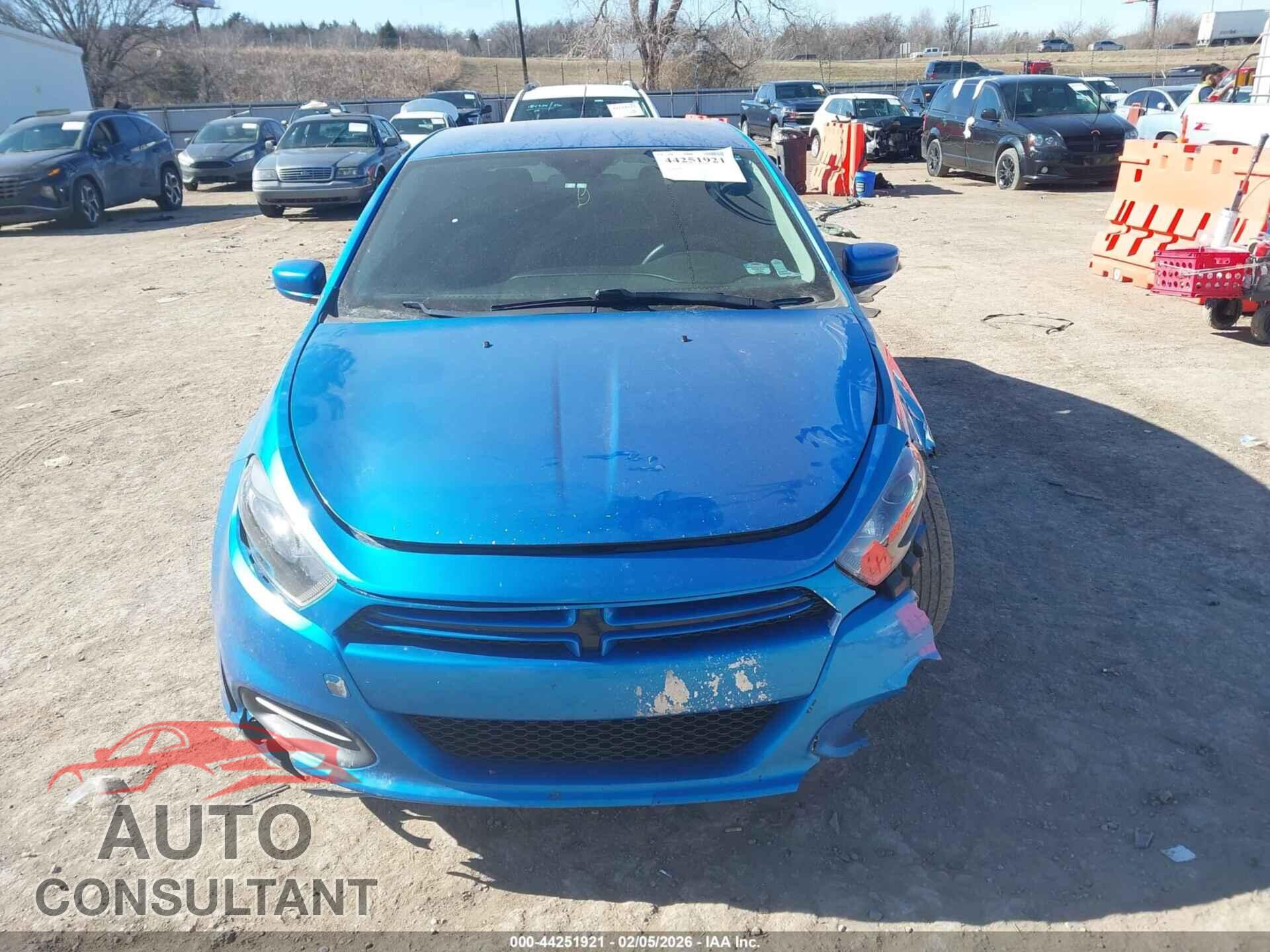 DODGE DART 2015 - 1C3CDFAA2FD405357
