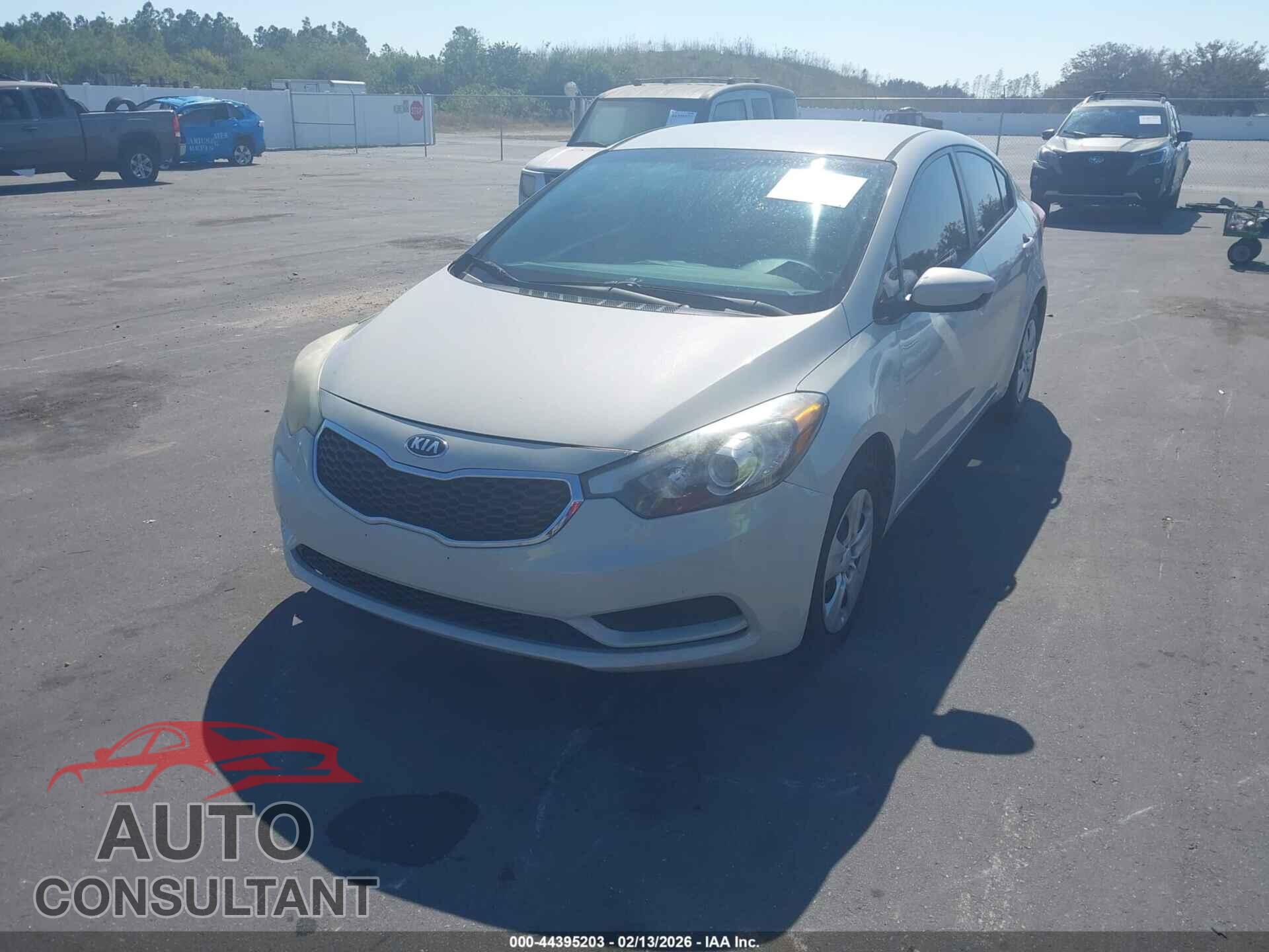 KIA FORTE 2014 - KNAFK4A64E5238357