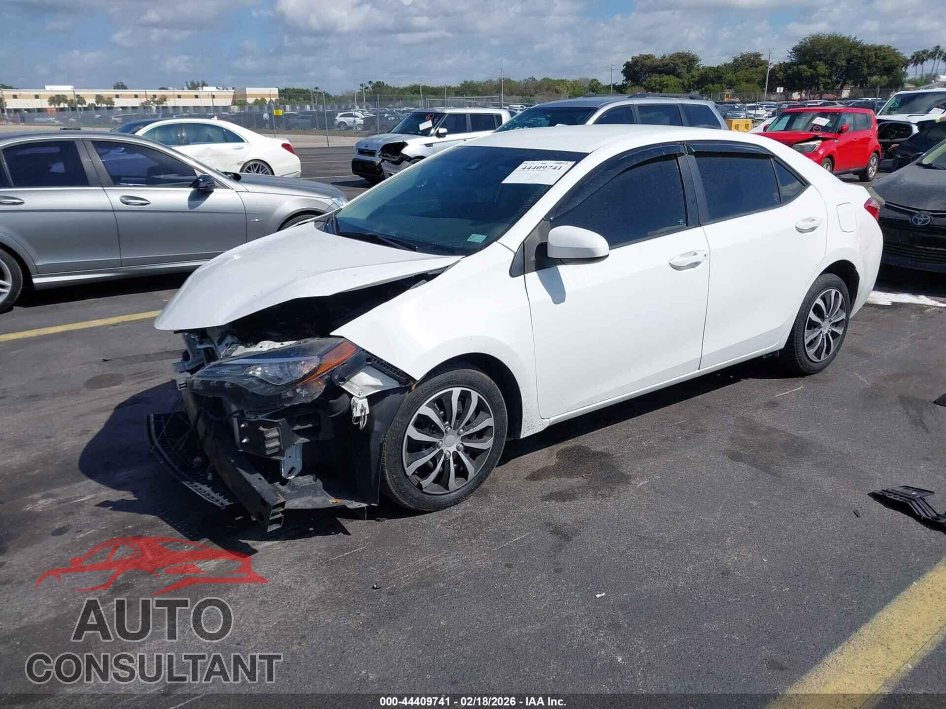 TOYOTA COROLLA 2017 - 2T1BURHE0HC812532