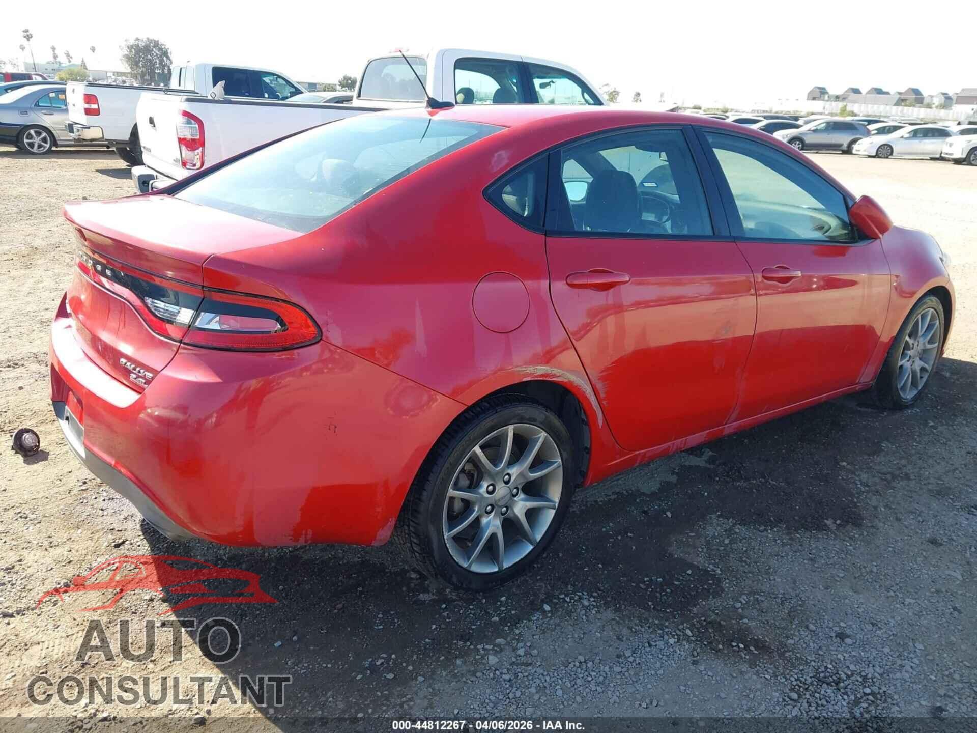 DODGE DART 2014 - 1C3CDFBB2ED747204