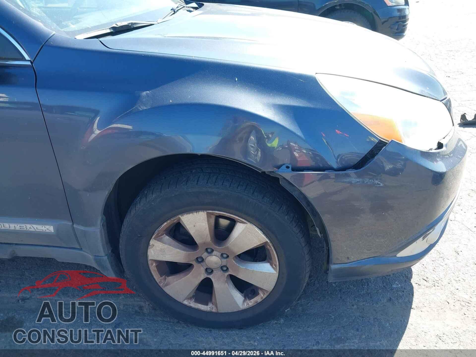 SUBARU OUTBACK 2011 - 4S4BRBFC3B3336735