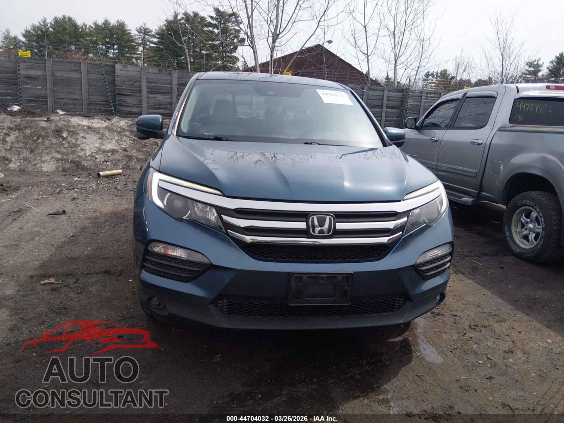 HONDA PILOT 2017 - 5FNYF6H60HB082256