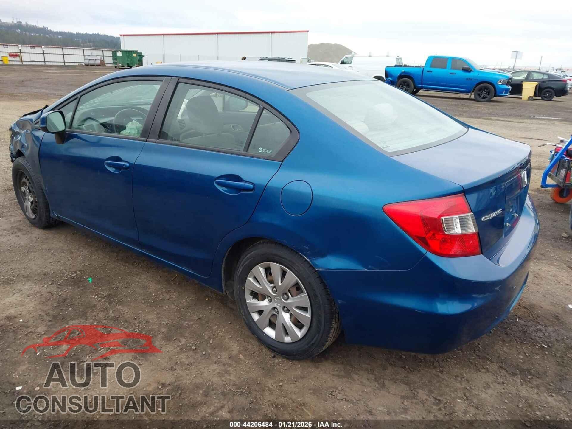 HONDA CIVIC 2012 - 2HGFB2F53CH564388