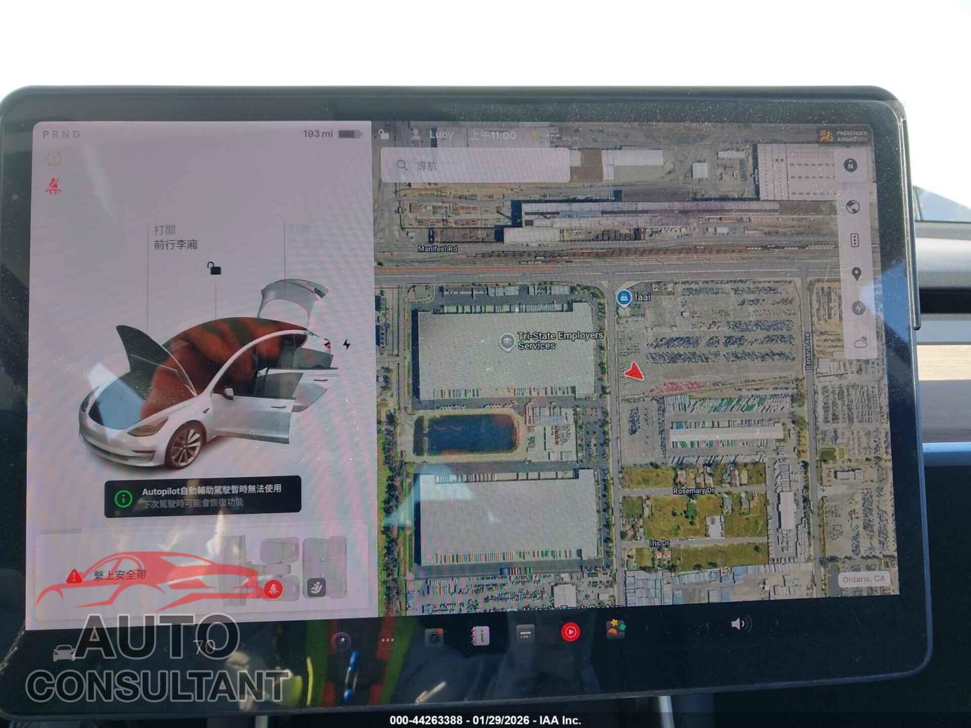 TESLA MODEL 3 2018 - 5YJ3E1EB4JF134348
