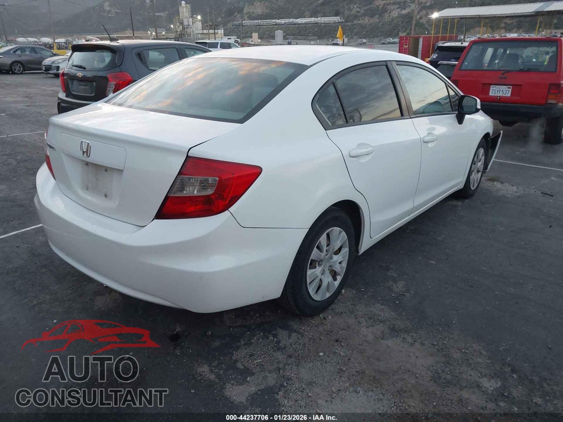 HONDA CIVIC 2012 - 19XFB2F56CE389399