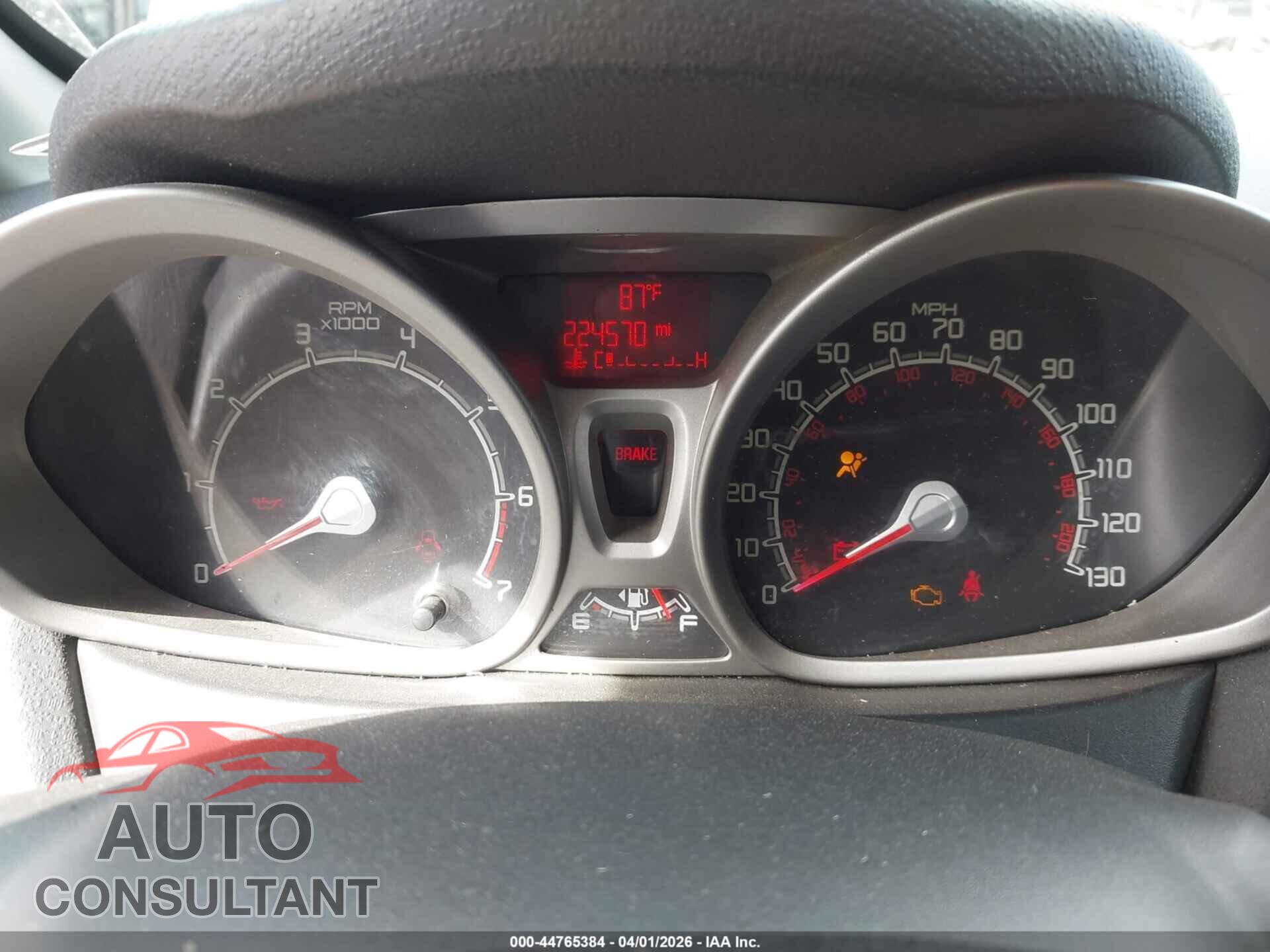 FORD FIESTA 2013 - 3FADP4EJ0DM147191
