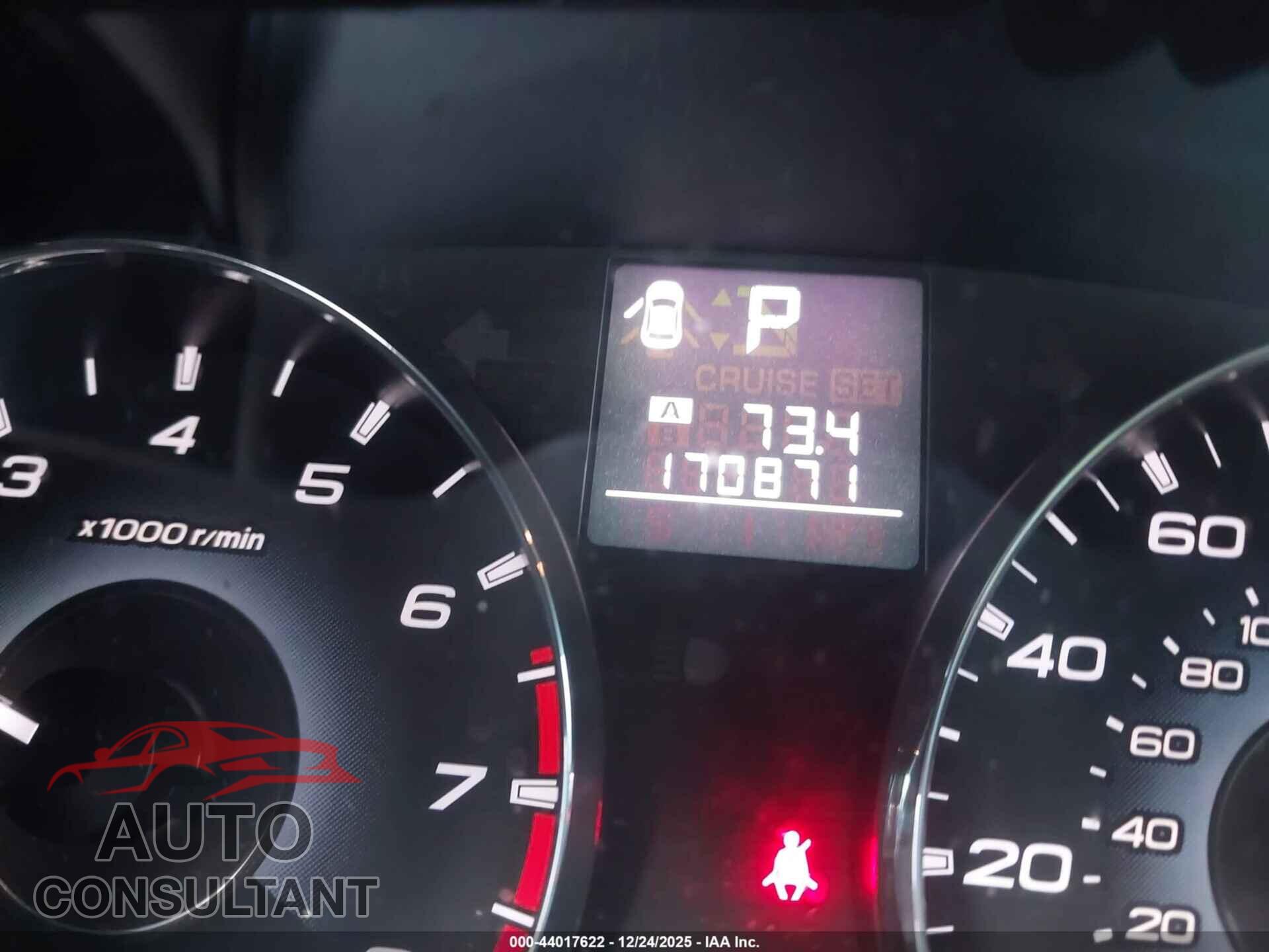 SUBARU OUTBACK 2012 - 4S4BRBCC1C3234579