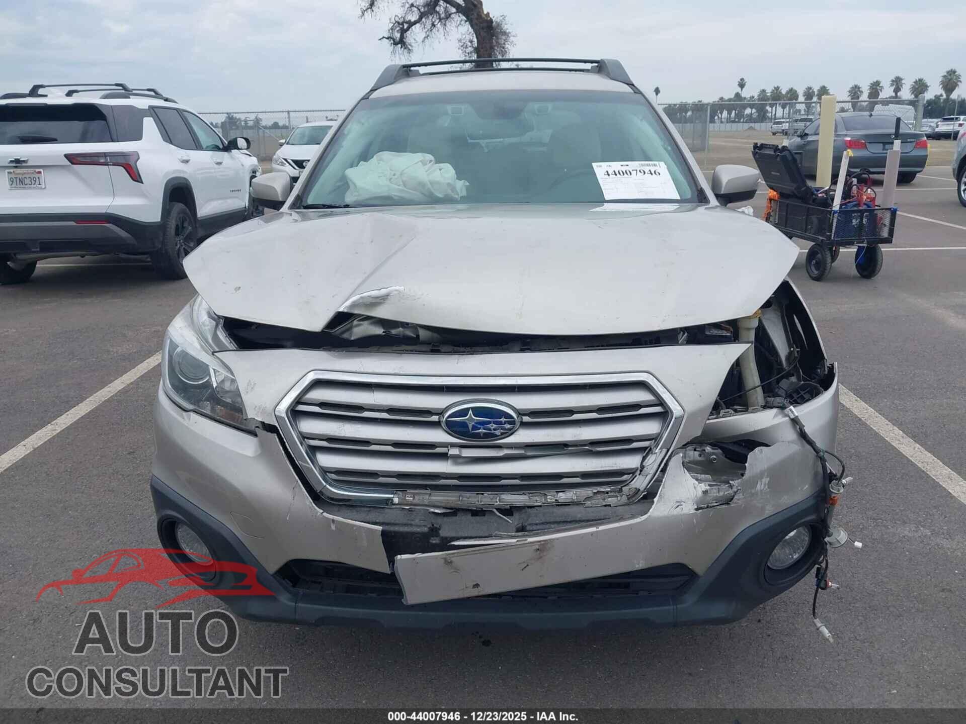 SUBARU OUTBACK 2017 - 4S4BSAFC9H3203968