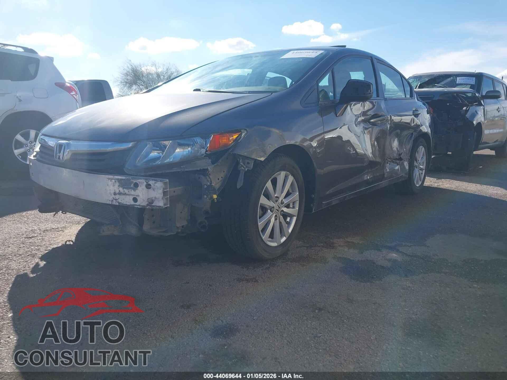 HONDA CIVIC 2012 - 19XFB2F96CE031190