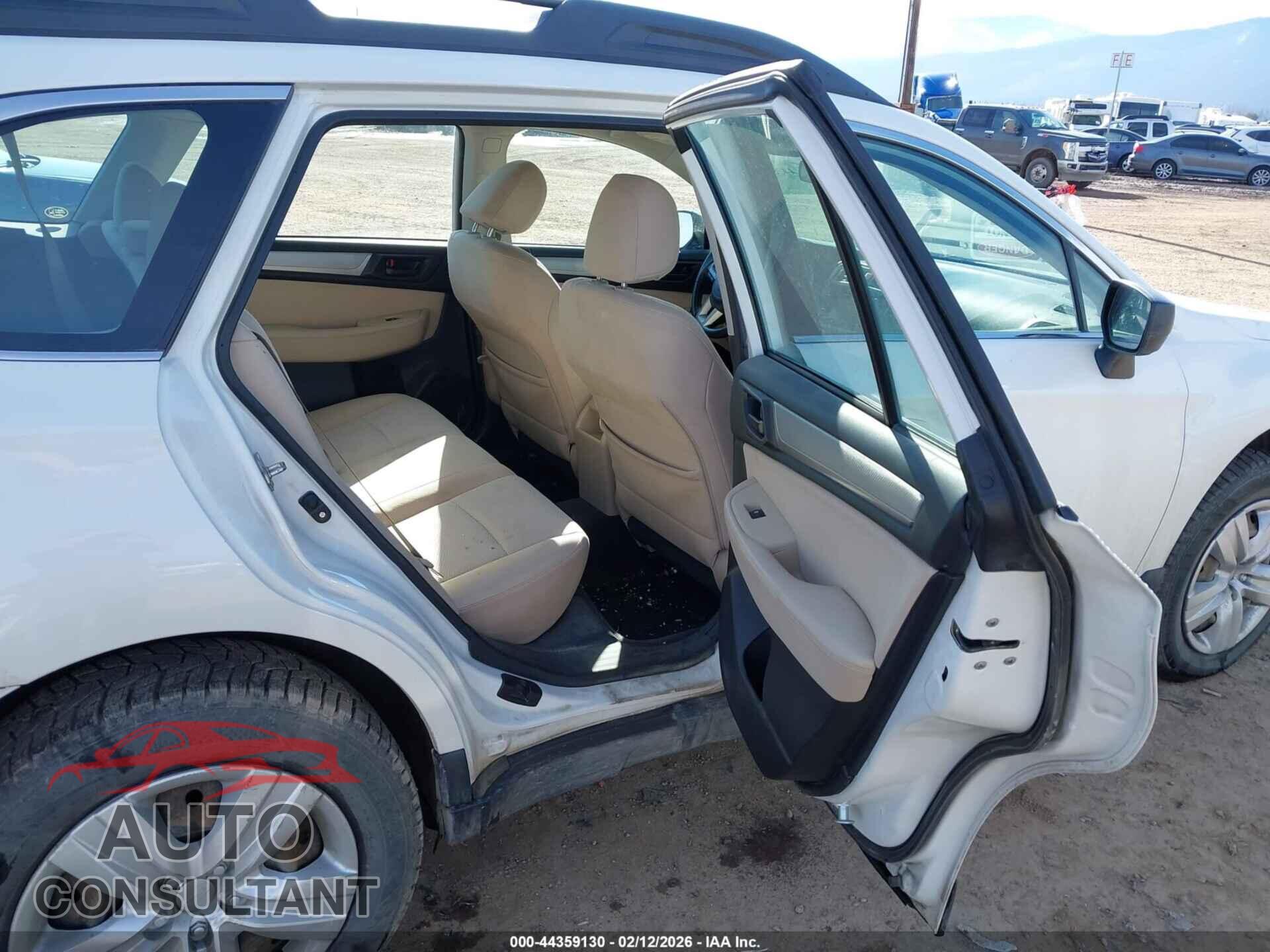 SUBARU OUTBACK 2015 - 4S4BSBAC8F3234297